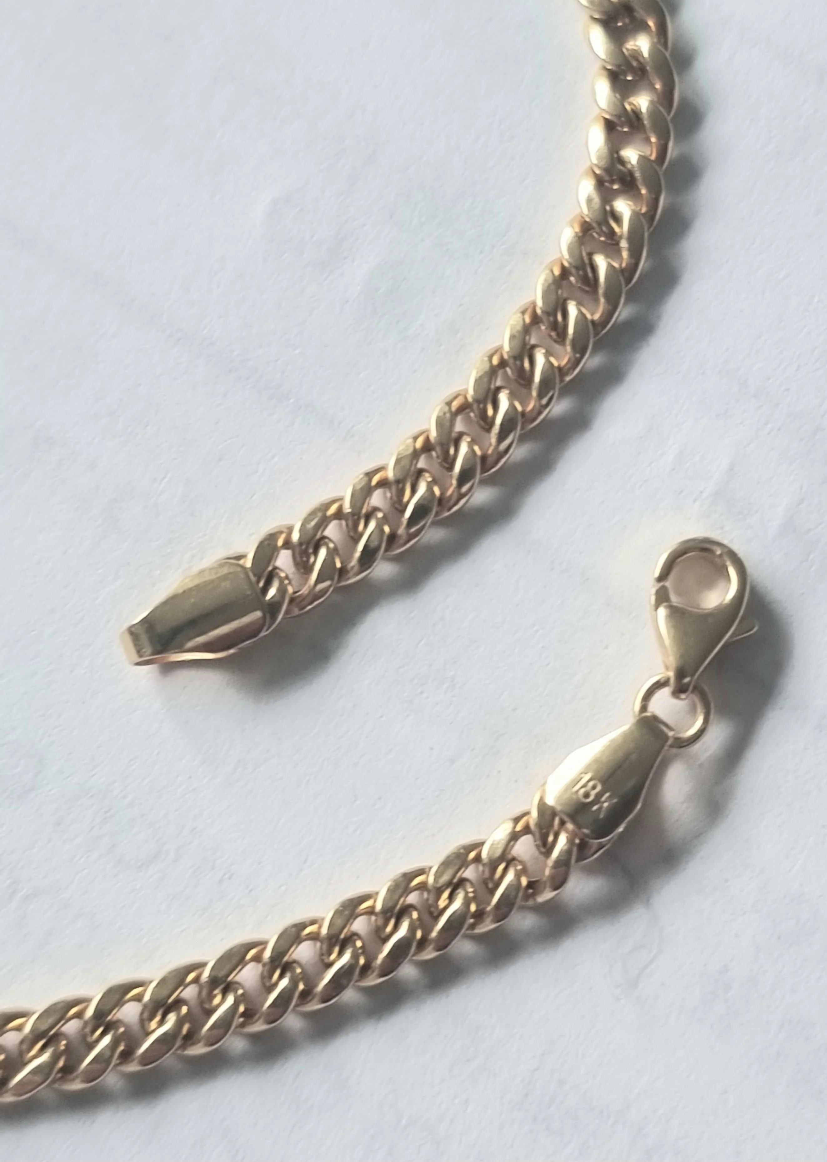 18ct Gold Bracelet 8" - Image 2