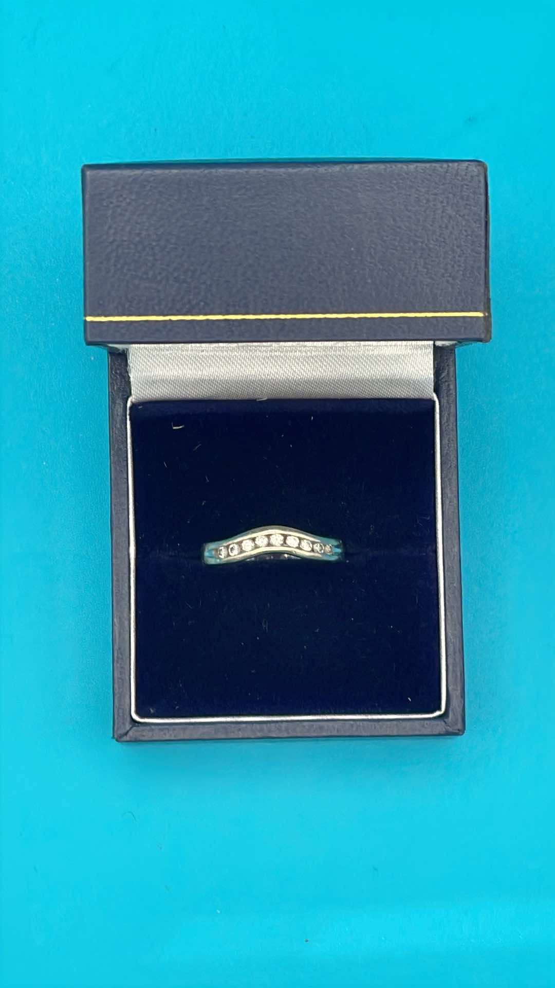 18ct White gold ring - J - Image 2