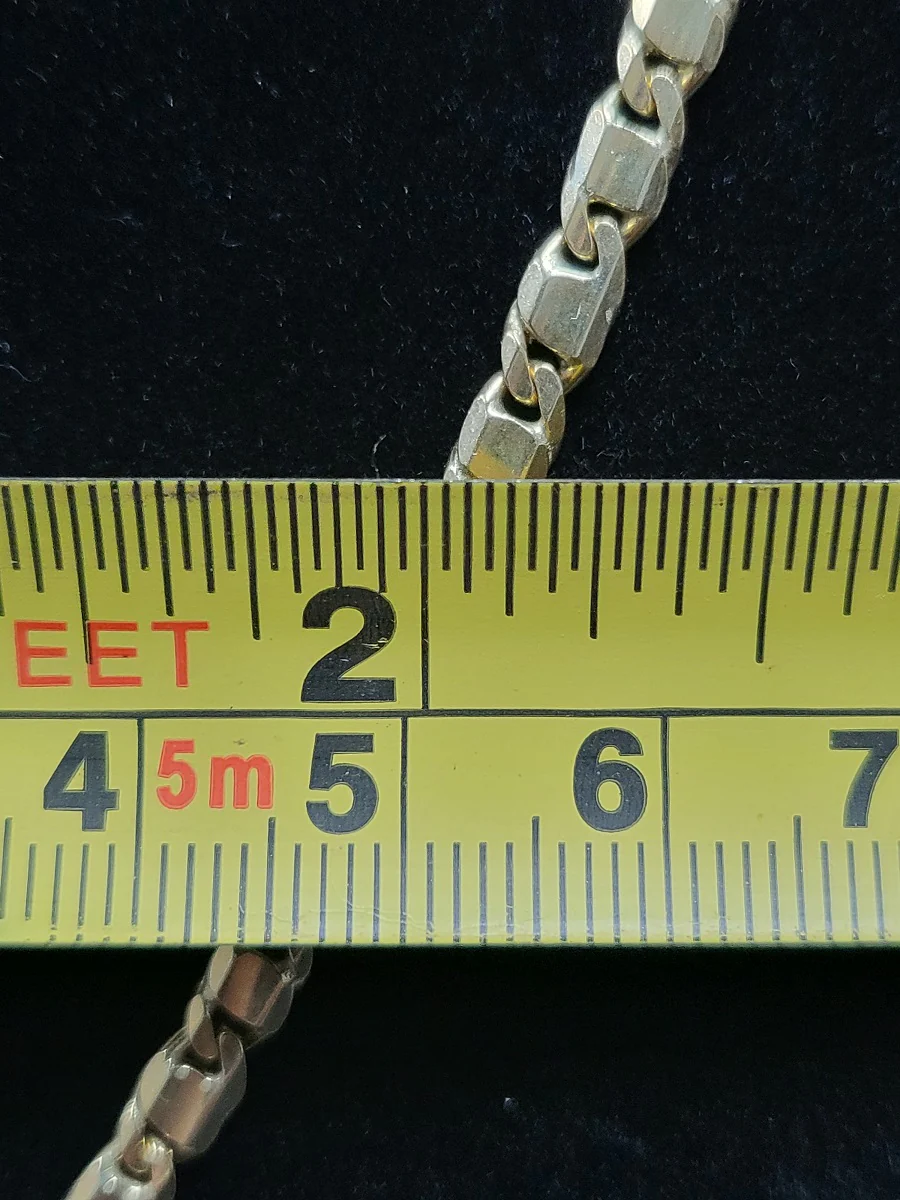 18ct Yellow Gold Anchor Link Chain - 31.49G - 23" - Hallmarked - Image 3