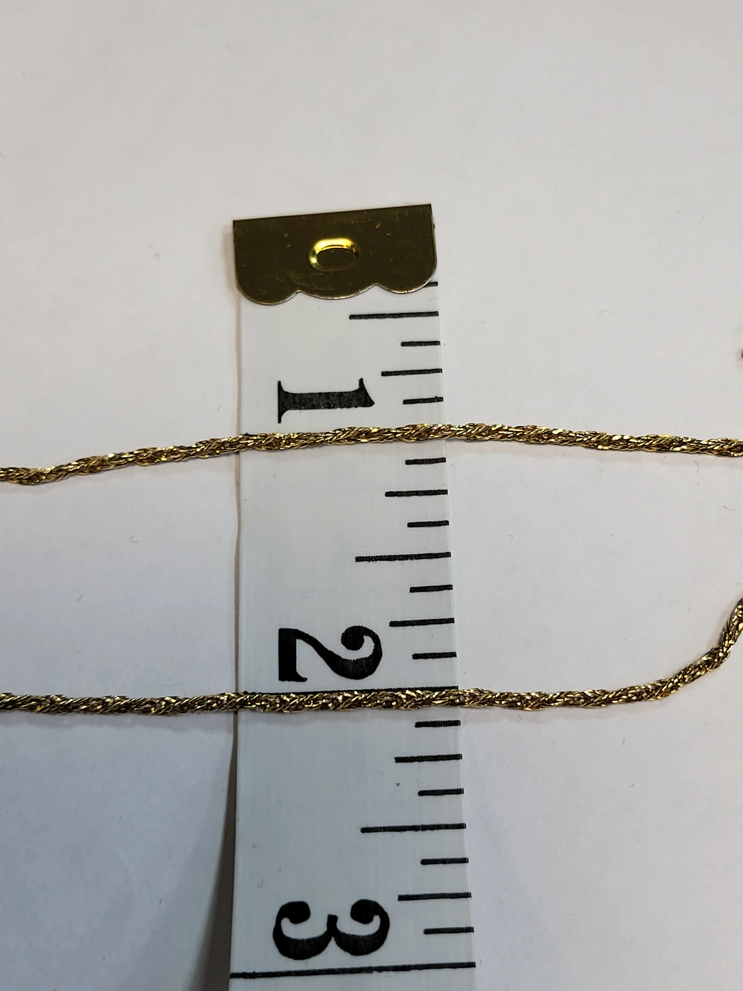 18ct Yellow Gold Rope Chain - 18" - 2.61G - Image 4