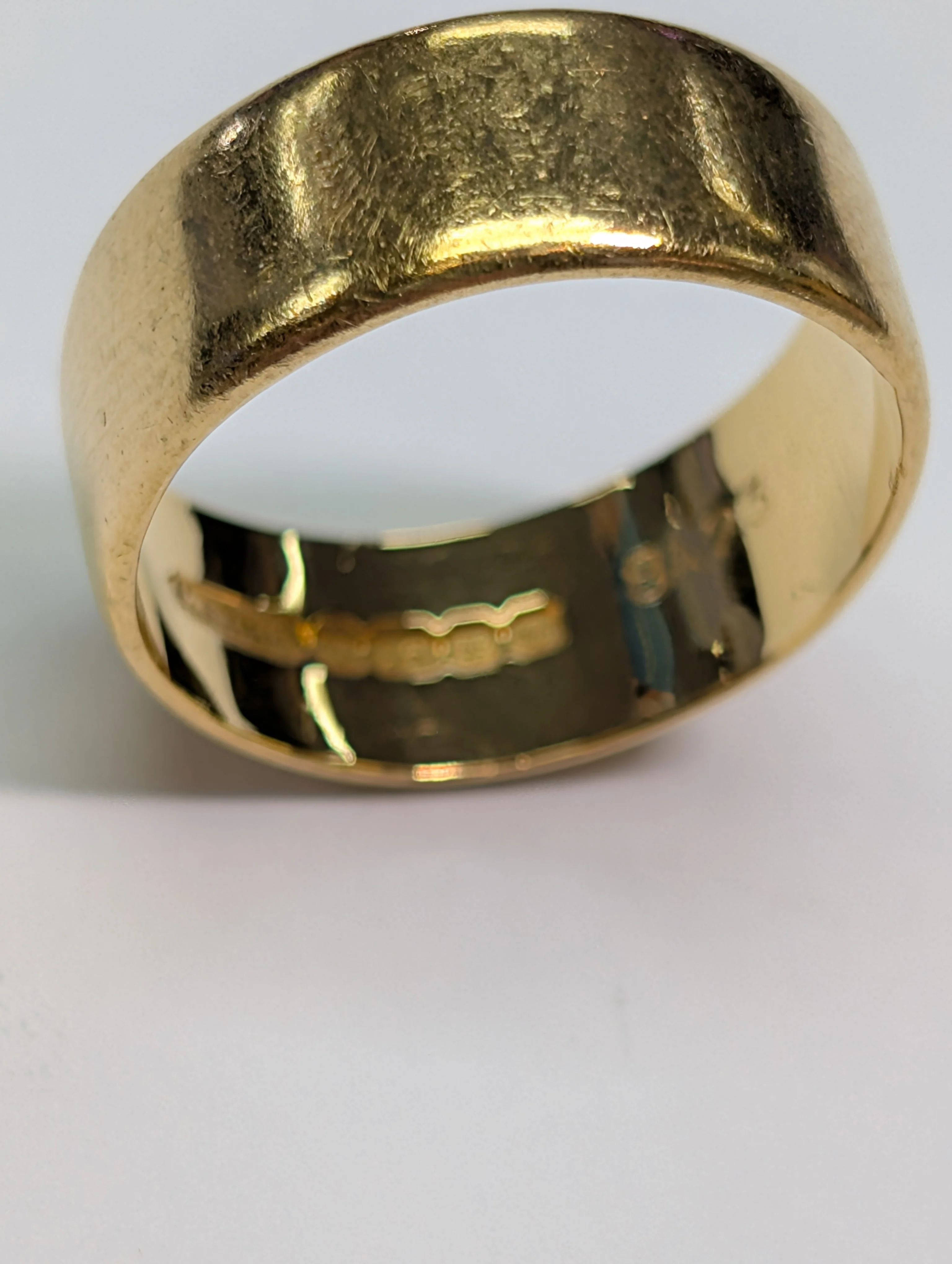 22ct Gold Wedding Band Ring Size L 1/2 - Image 2