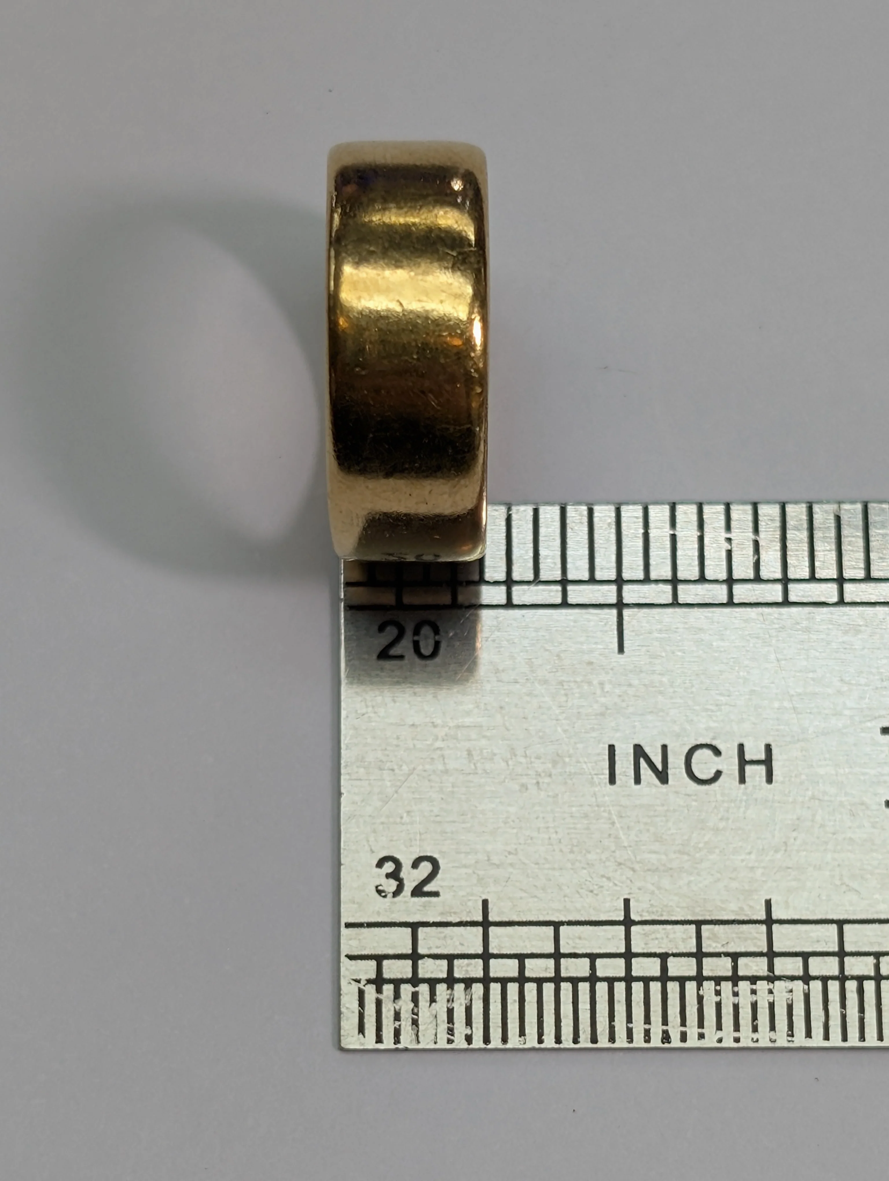 22ct Gold Wedding Band Ring Size L 1/2 - Image 3