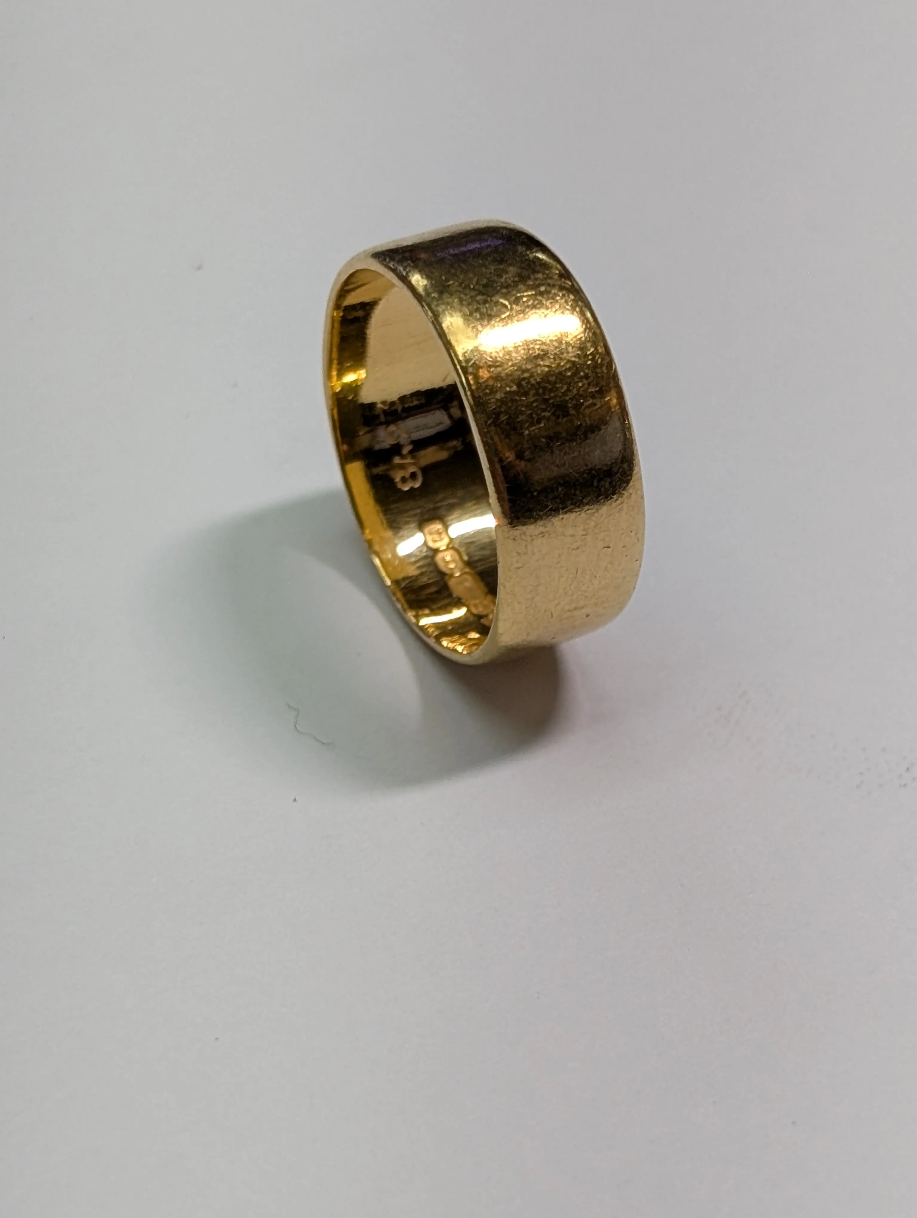 22ct Gold Wedding Band Ring Size L 1/2 - Image 4