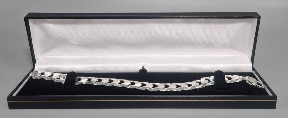 925 Silver Bracelet 34.2 Grams 9"