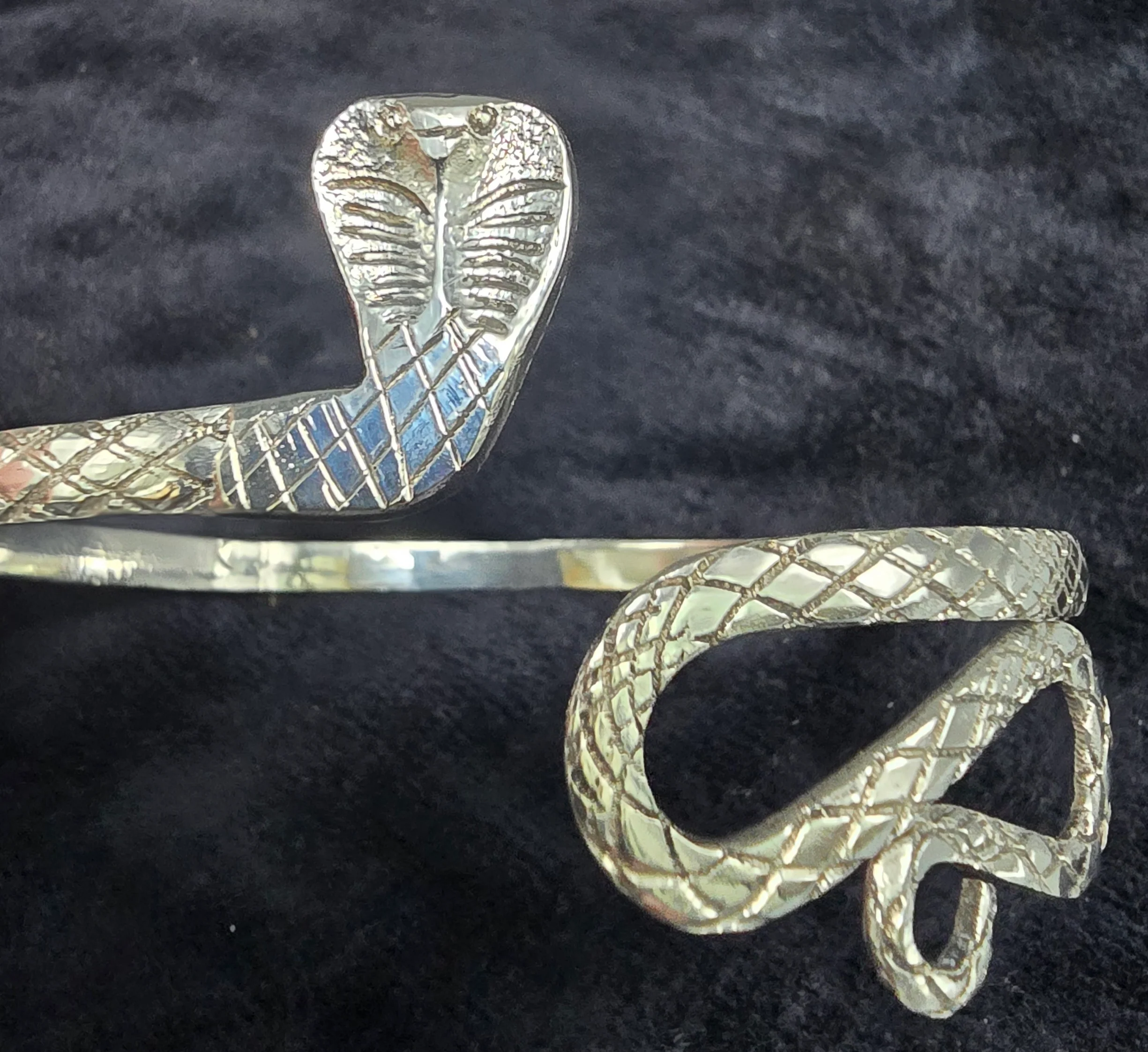 925 Silver Cobra Arm Bracelet 20.7G 925 - Image 3