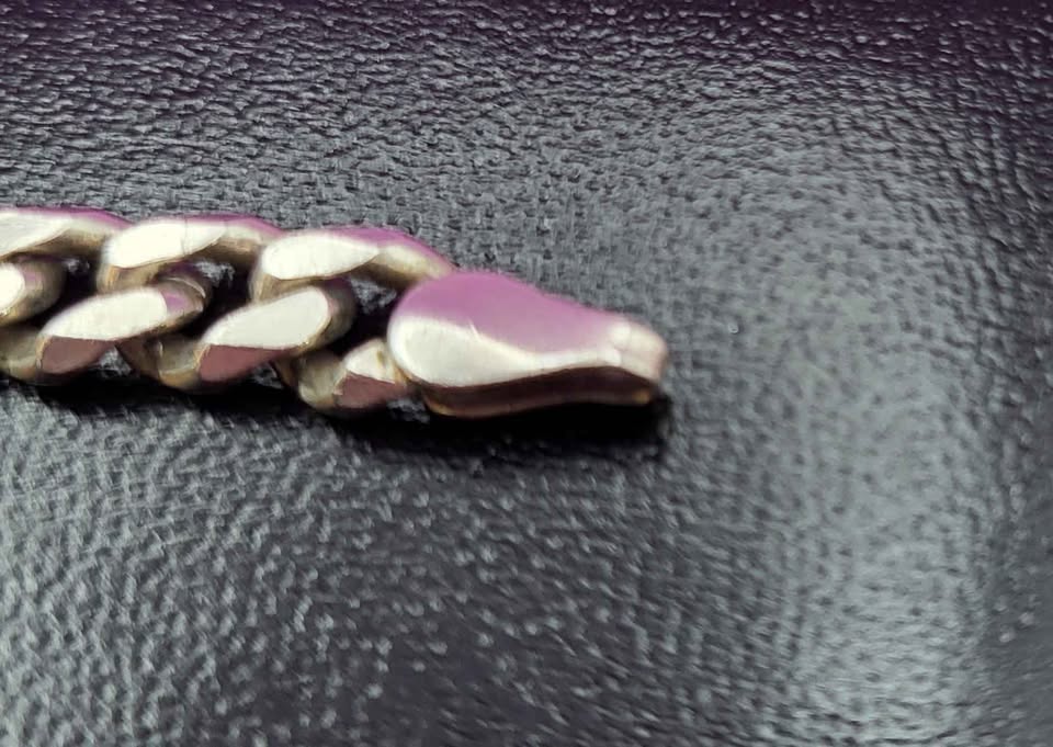 925 Silver Curb Link Bracelet - 16.2G - 9" - Image 4