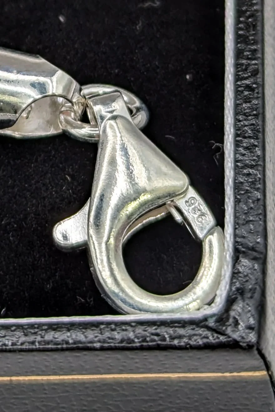 925 Silver Hallmarked, diamond-cut rope Style With Lobster Clasp, 8", 22.5g, !!BRAND NEW!! - Image 2
