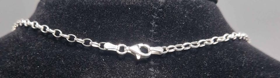 925 Silver Heart Chain 11.8G 24" - Image 3