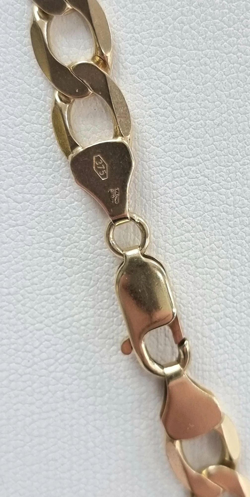 9ct Gold Curb Chain 21" - Image 3