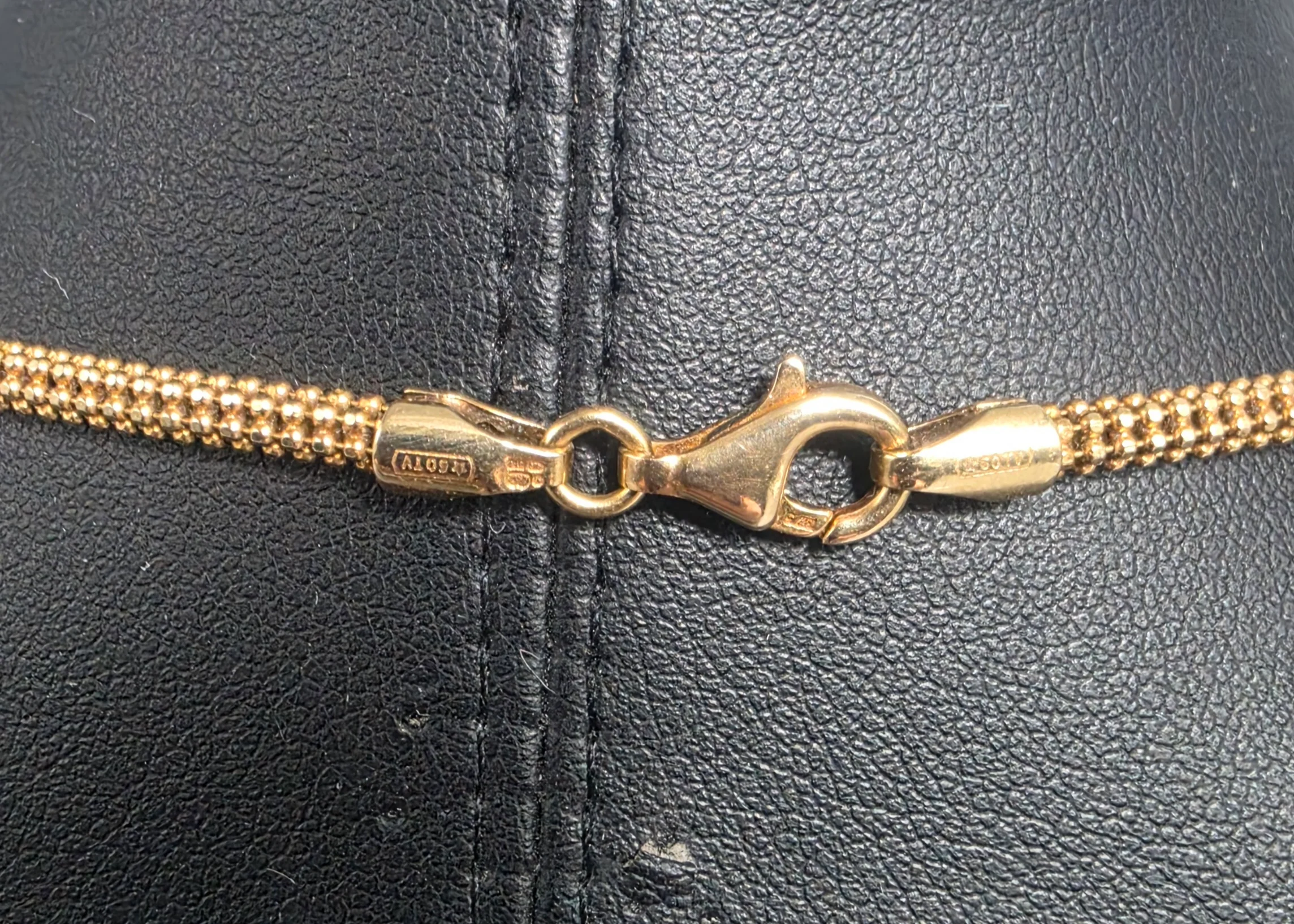 9ct GOLD NECKLACE 9.2G 375 16'' in Length - Image 3