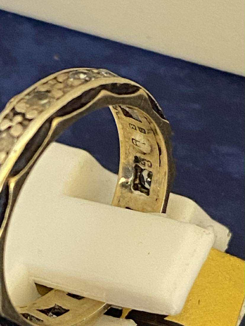 9ct Gold Ring (Size J) Apx 2.9g - Image 2