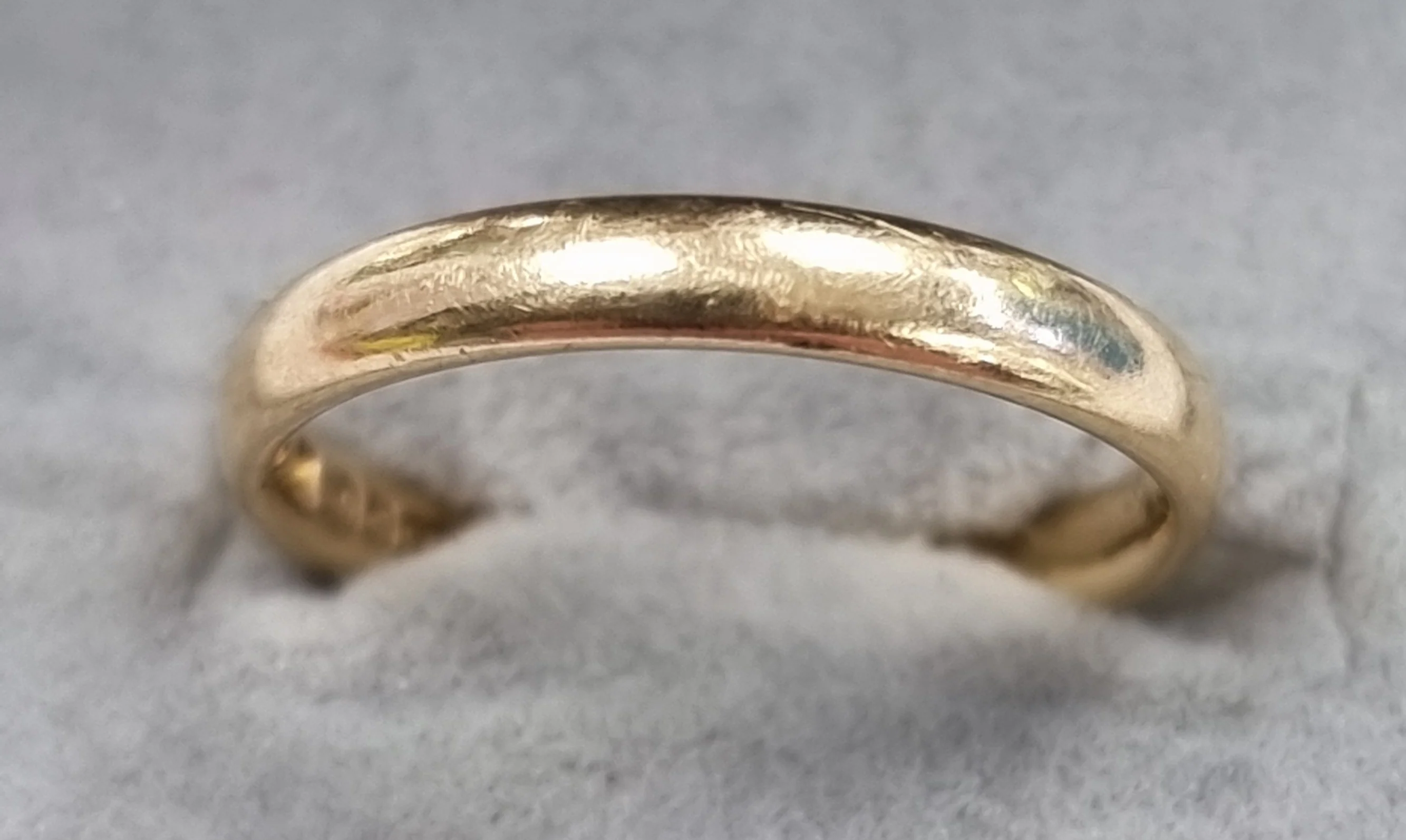 9ct Gold Ring Size P1/2