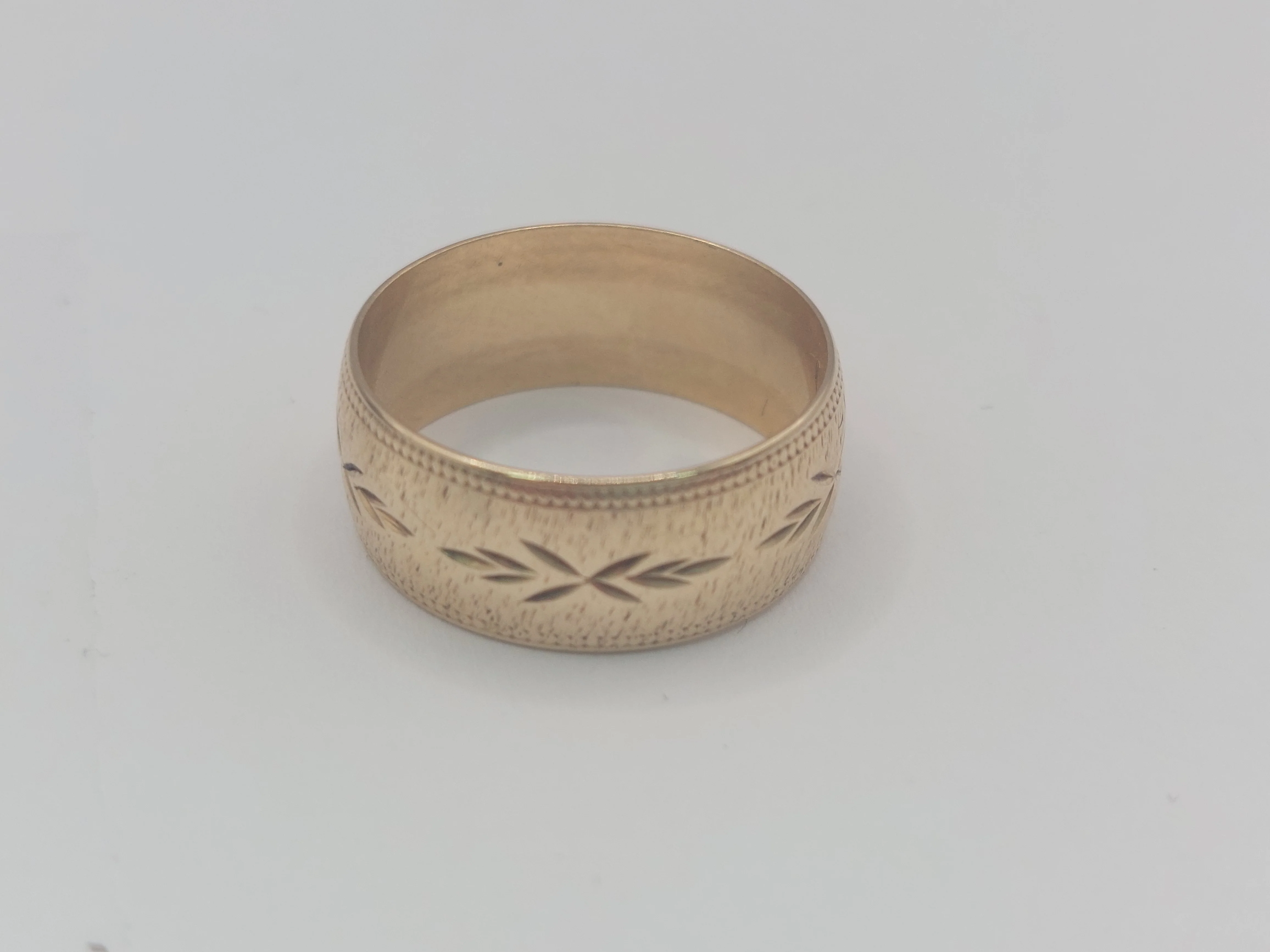 9ct Hallmarked Yellow Gold Ring - 3.59g Weight, Size N/O - Image 3