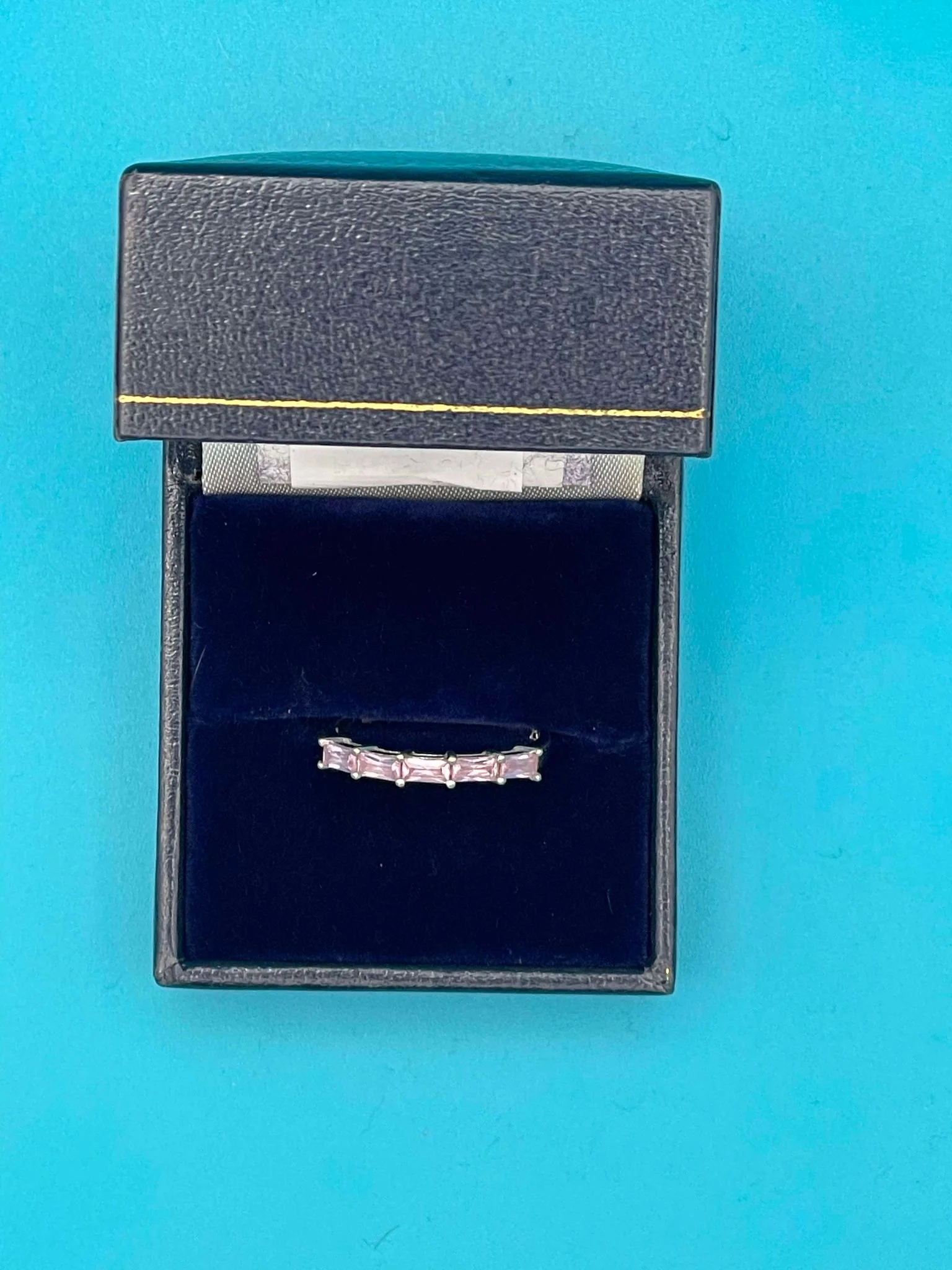 9ct white gold ring - Image 2