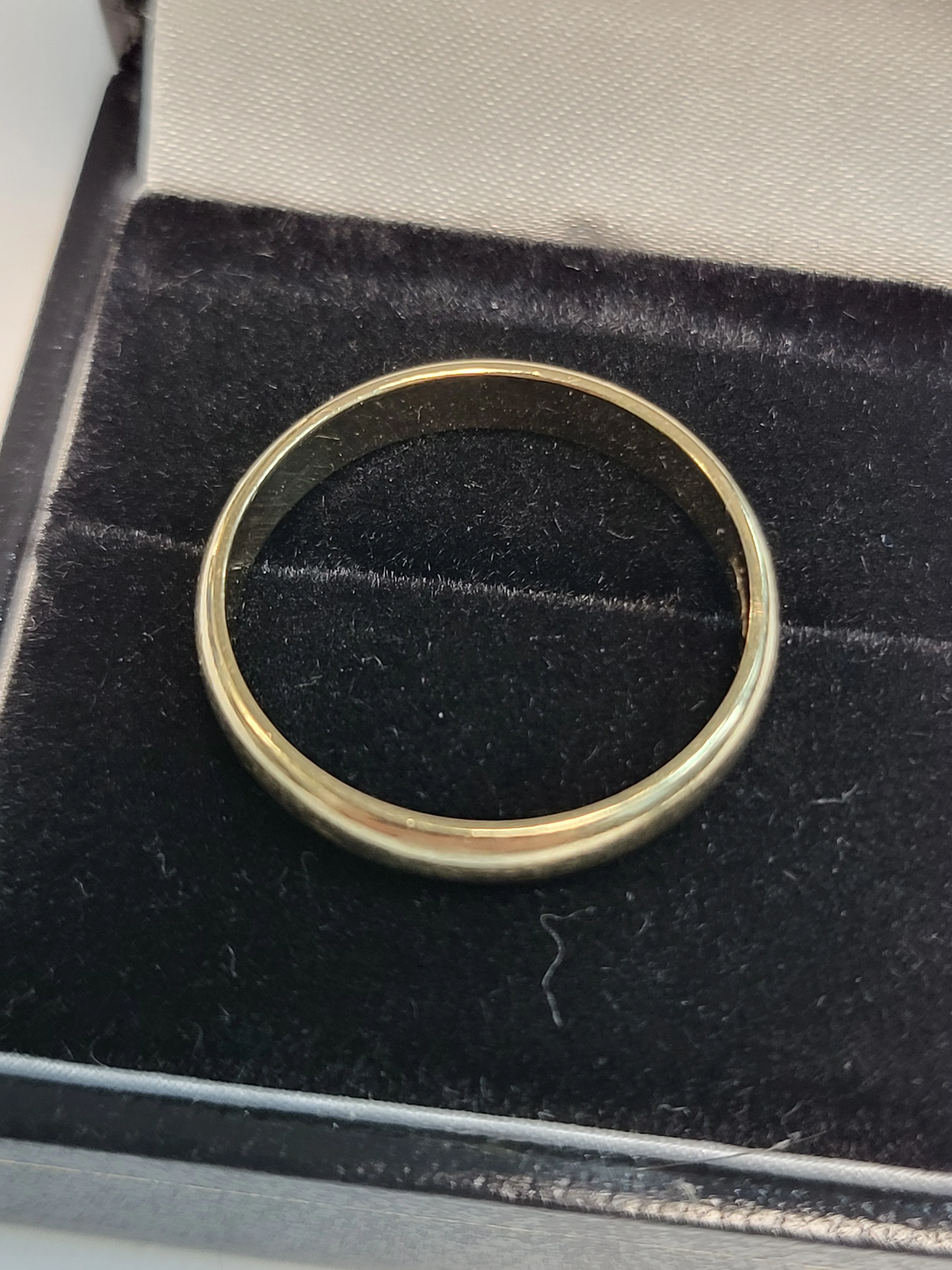 9ct Yellow Gold Band Ring - Size T - 3.2g - Image 3