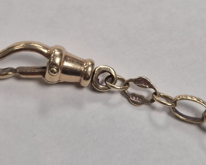 9ct Yellow Gold Belcher Bracelet - 5.93G - 9". Hallmarked - Image 2