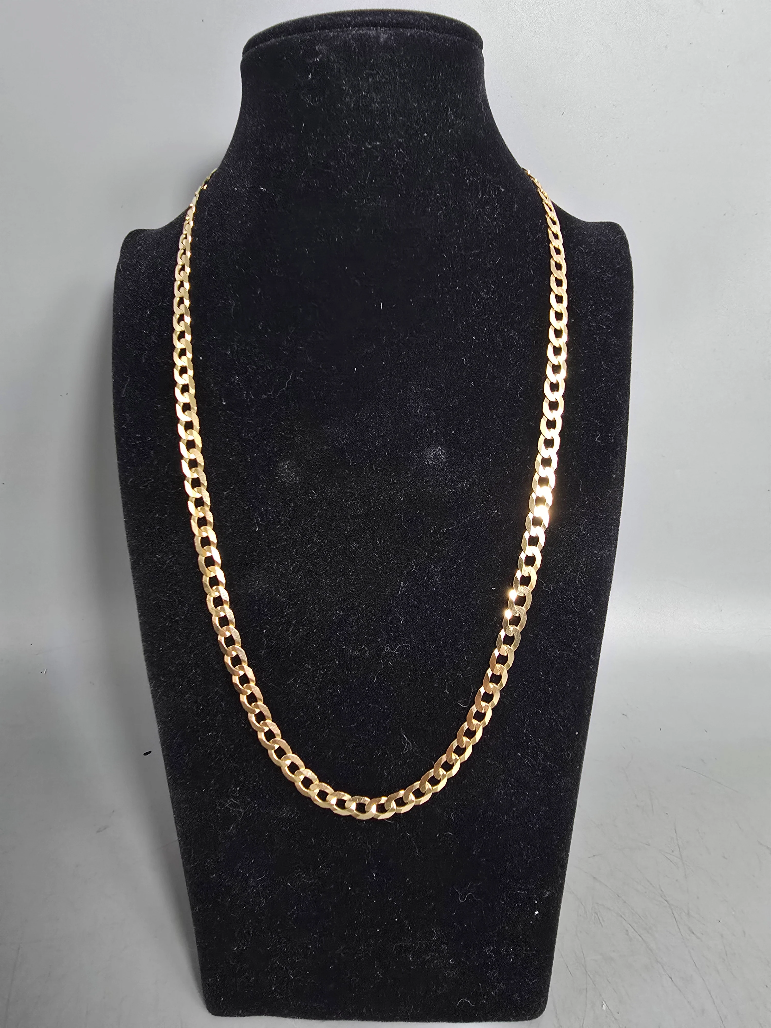 9ct yellow gold chain 20" 15g 20'' in Length