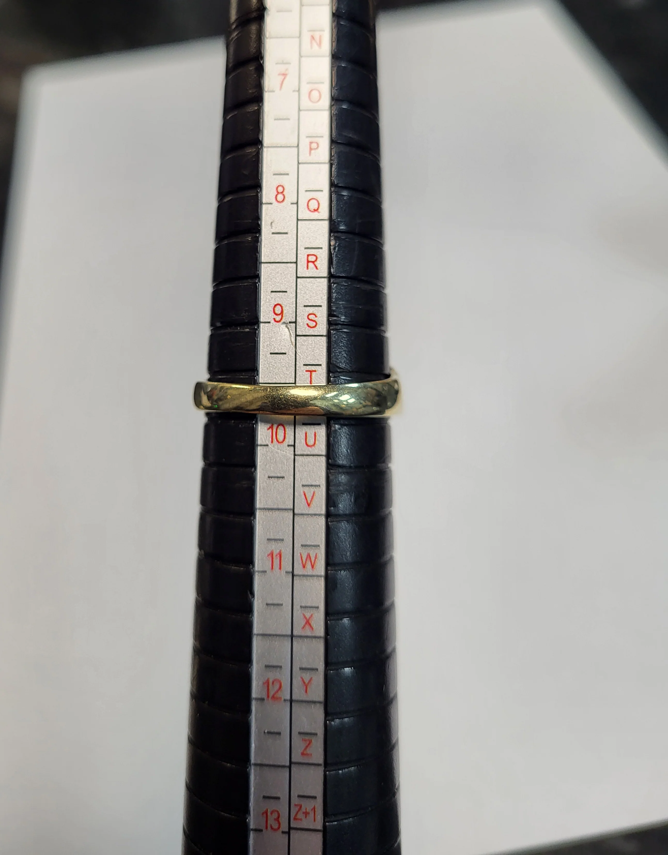 9ct Yellow Gold Patterned Ring - Size T/U - 3.63g - Image 4