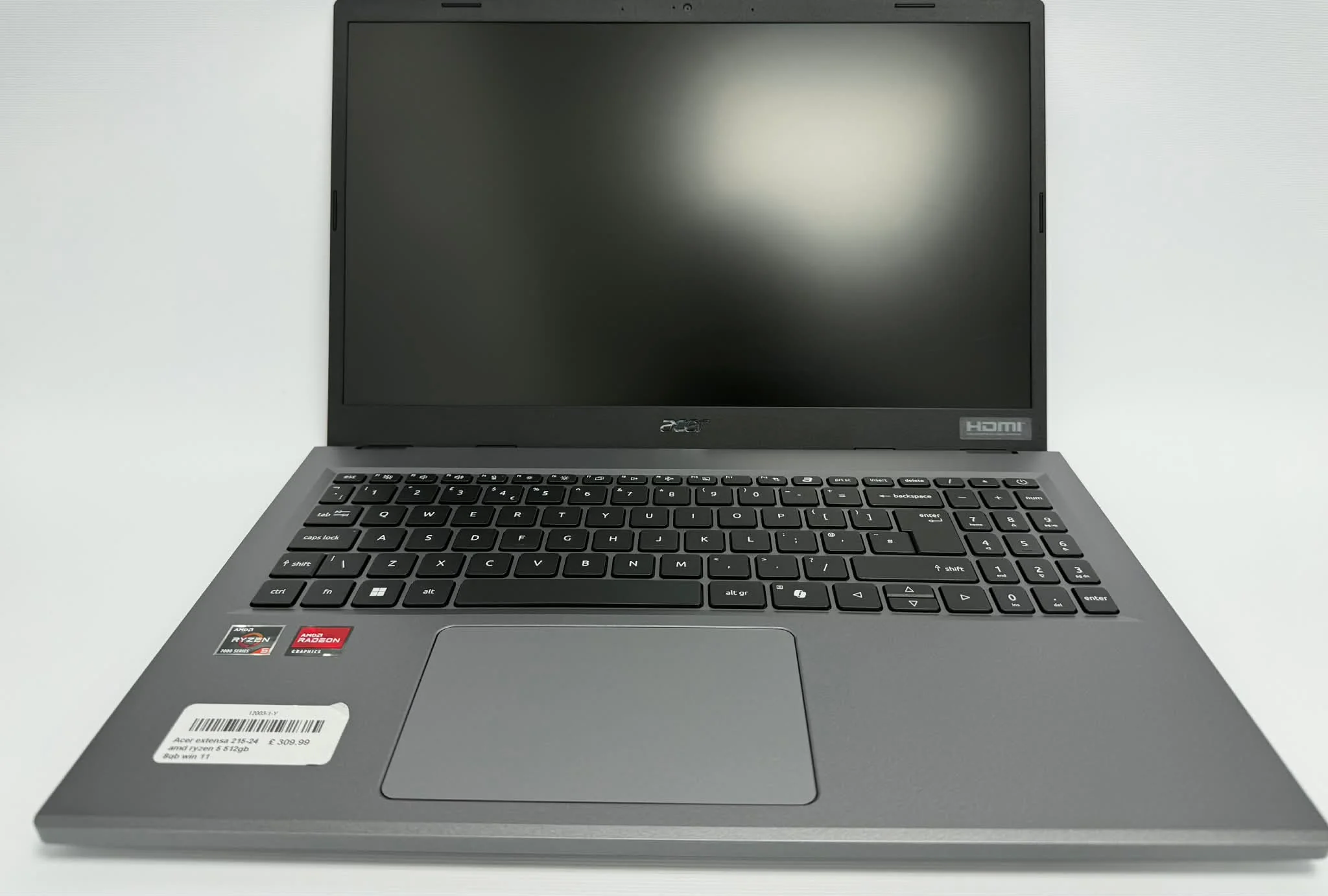 Acer Extensa 215-24 , AMD Ryzen 5 - 512gb SSD 8gb RAM Windows 11 With Charger