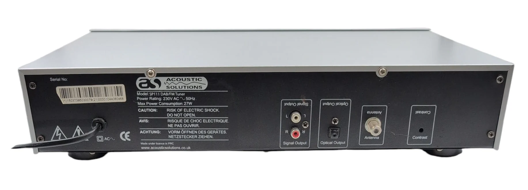 Acoustic Solutions SP111 DAB/FM Tuner "Collection Only" - Image 2