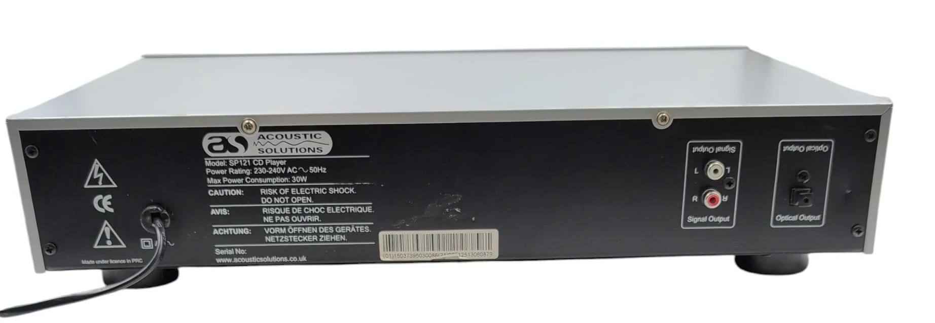 Acoustic Solutions SP121 Hi-Fi CD Player "Collection Only" - Image 2
