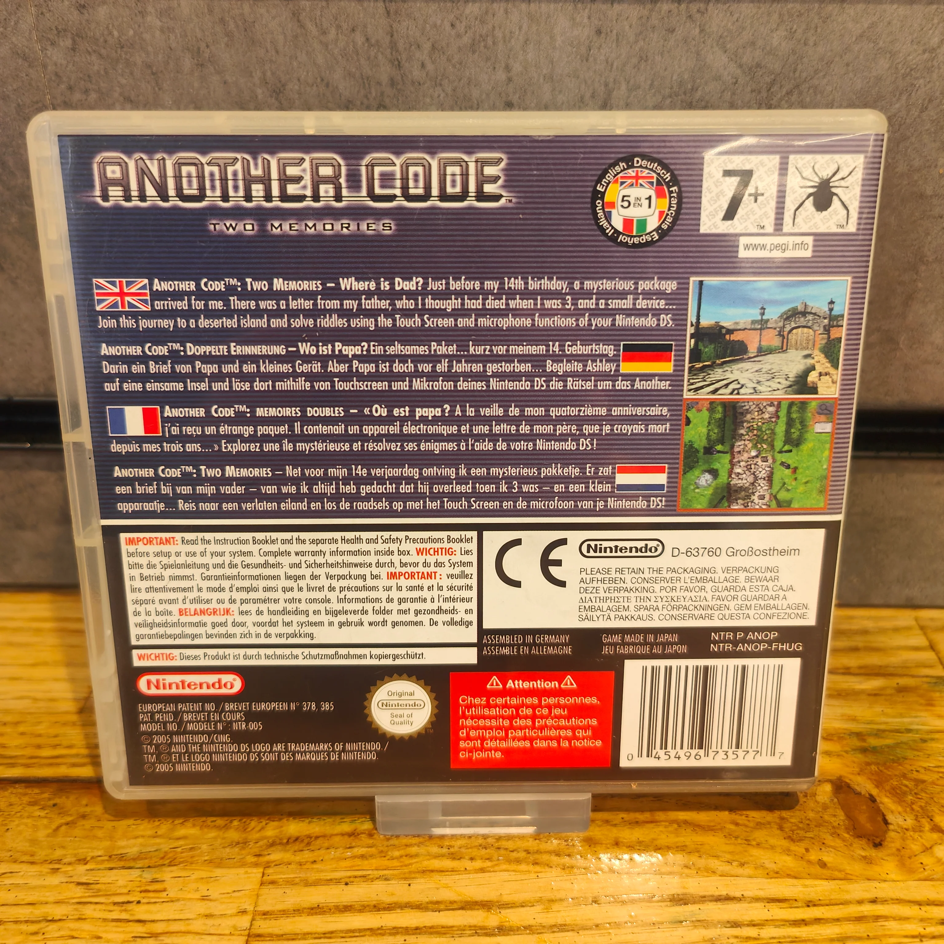 Another Code Nintendo DS Game - Image 2