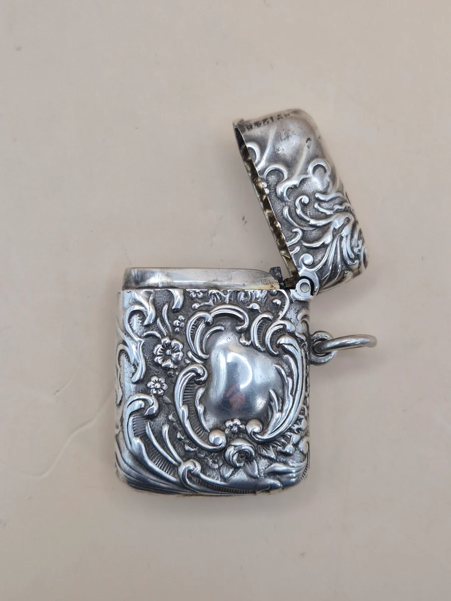 Antique 925 Silver Vesta Match Case - 19.07G - Hallmarked - Image 2