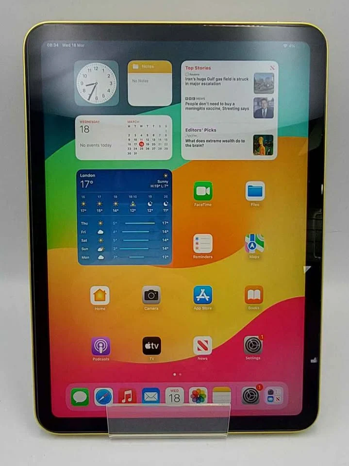 Apple ipad 10th gen 10.9" Screen 64GB yellow with travel case WIFI unboxed - Image 2