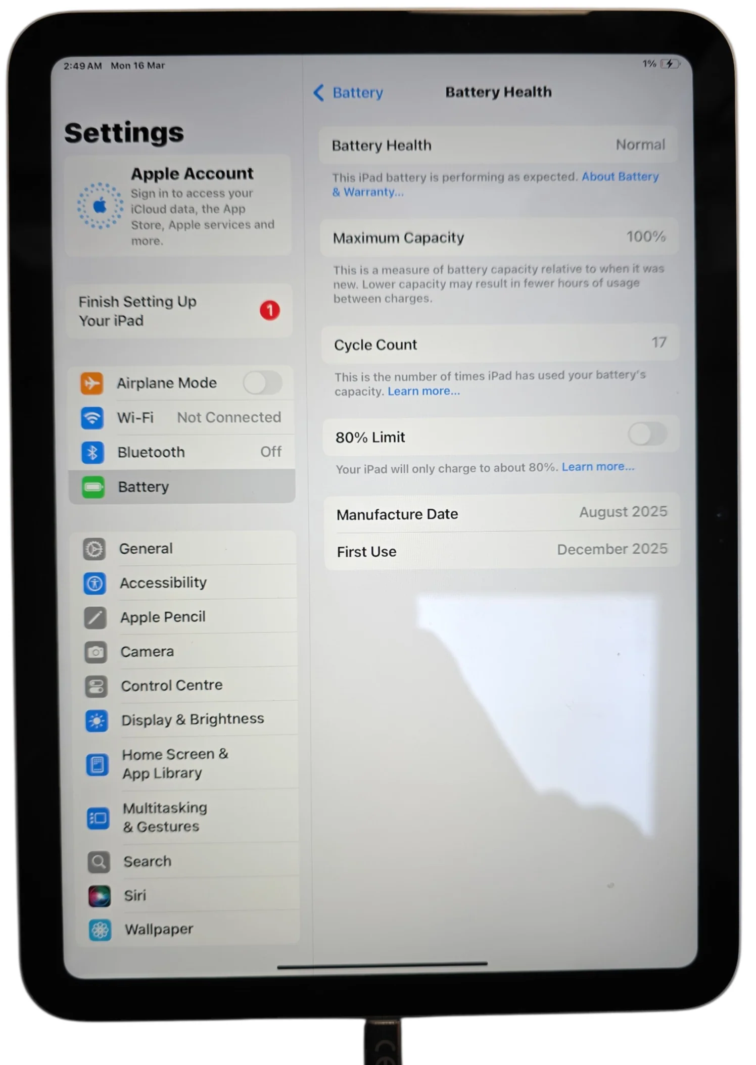 Apple iPad A16, 11 Inch, WiFi 128GB - Image 3