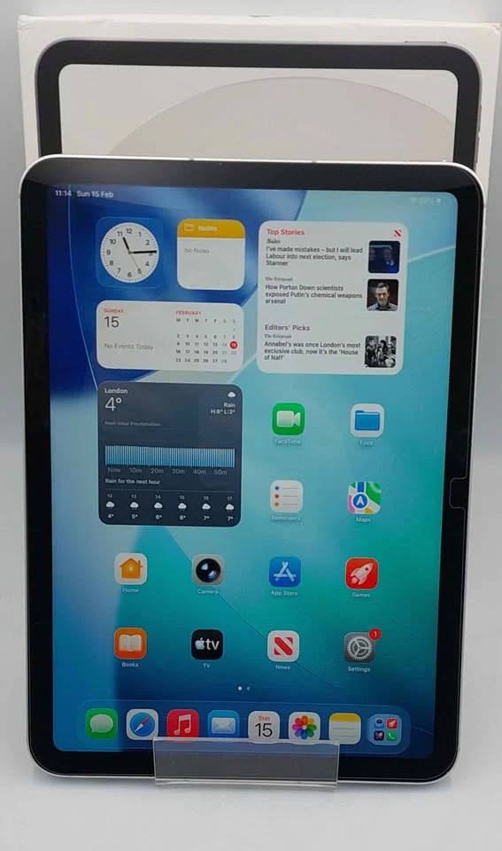 Apple ipad A16 11th-GEN (2025) 11" Screen 256GB silver unlocked & Boxed 100% BTH