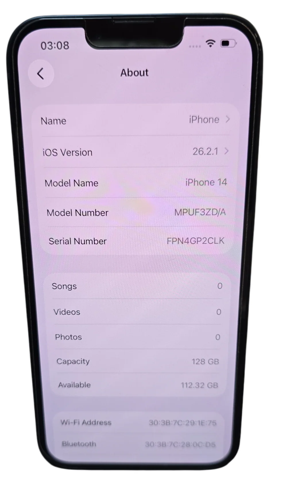 Apple iPhone 14 - 128GB - 99% - Image 2