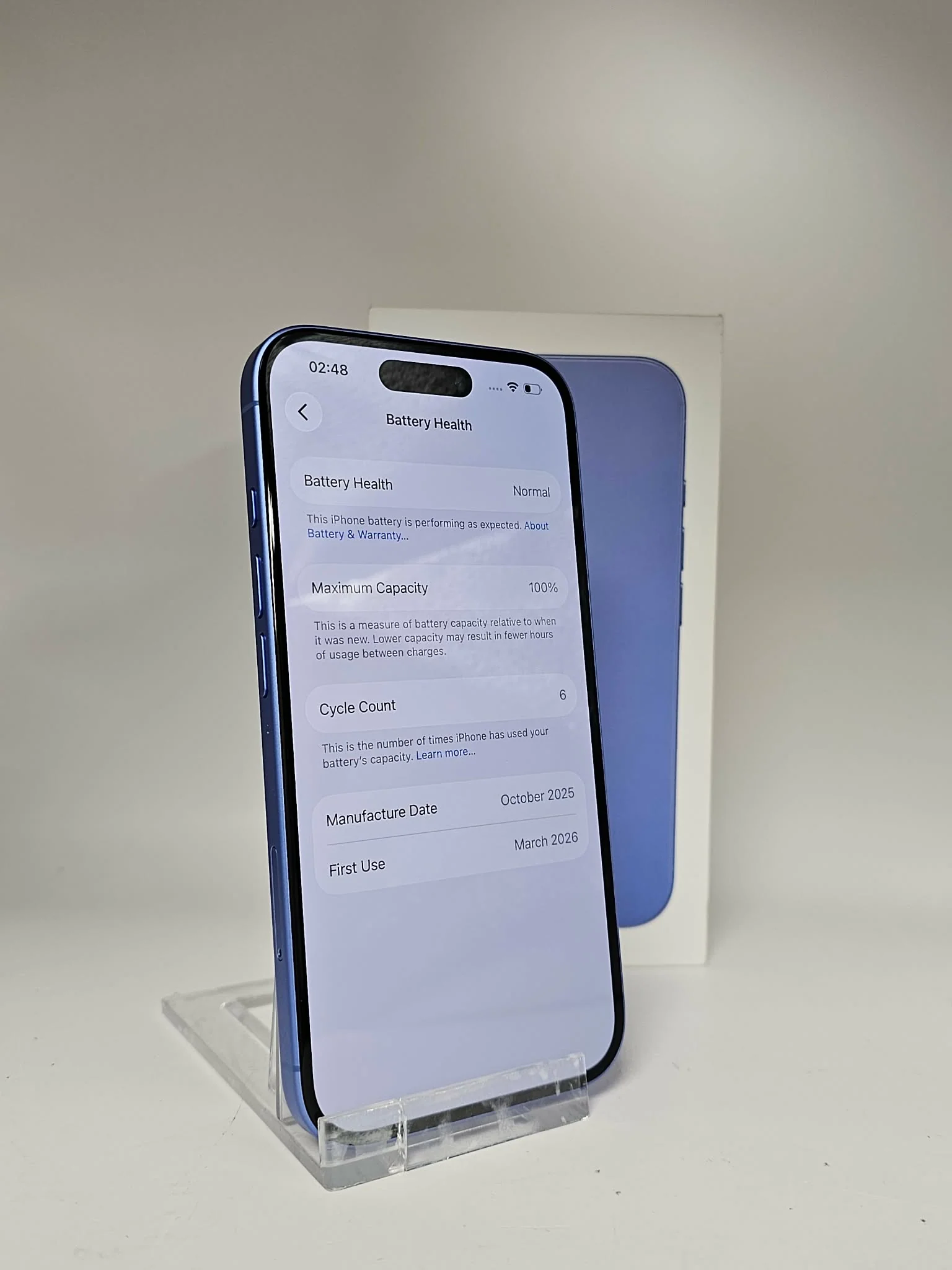 Apple iPhone 16 128GB Ultramarine, Unlocked B - Image 4