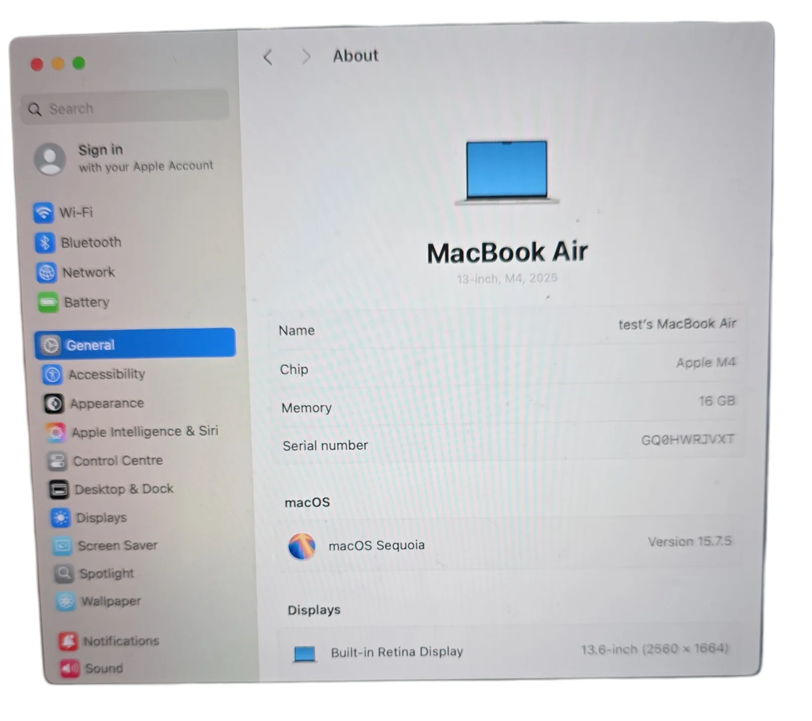 ** Sale ** Apple MacBook Air 13" 2025 M4 Chip - A3240 - Image 2