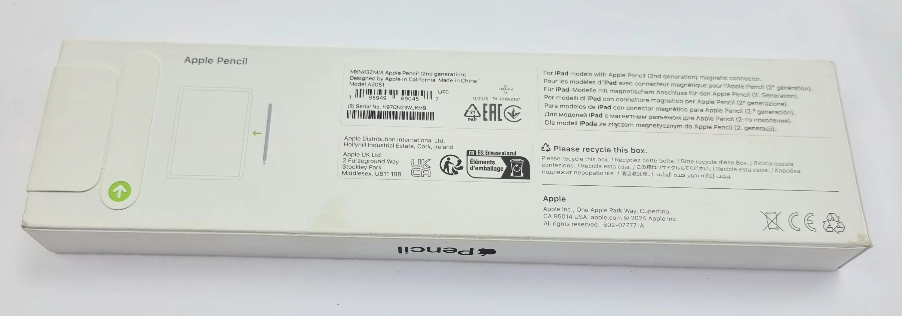 Apple Pencil 2nd Gen (A2051), BRAND NEW - Image 2