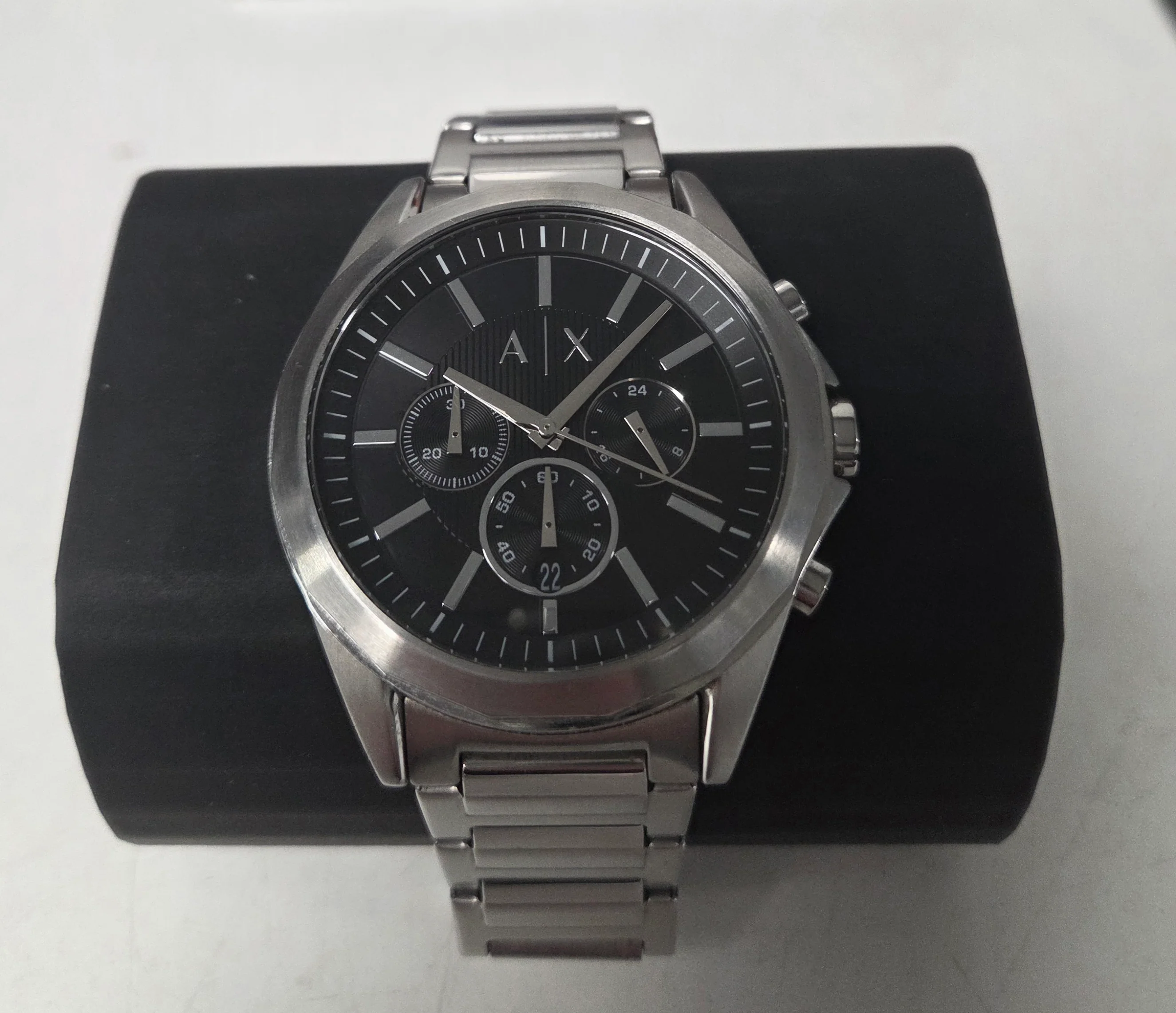 Armani Exchange AX2600 silver Gents Watch Boxed - Image 2