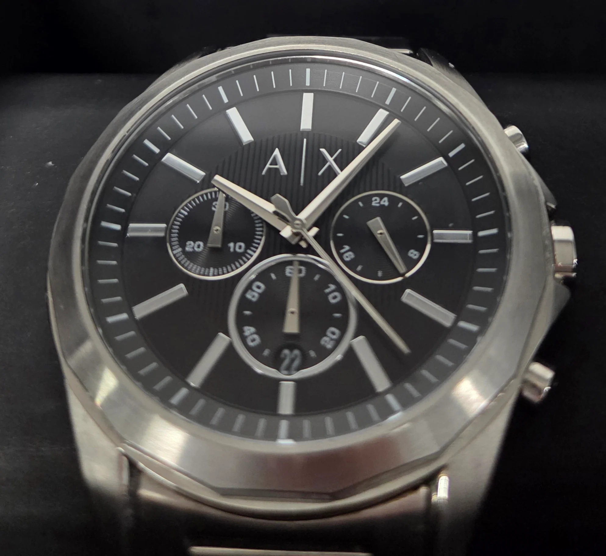Armani Exchange AX2600 silver Gents Watch Boxed - Image 3