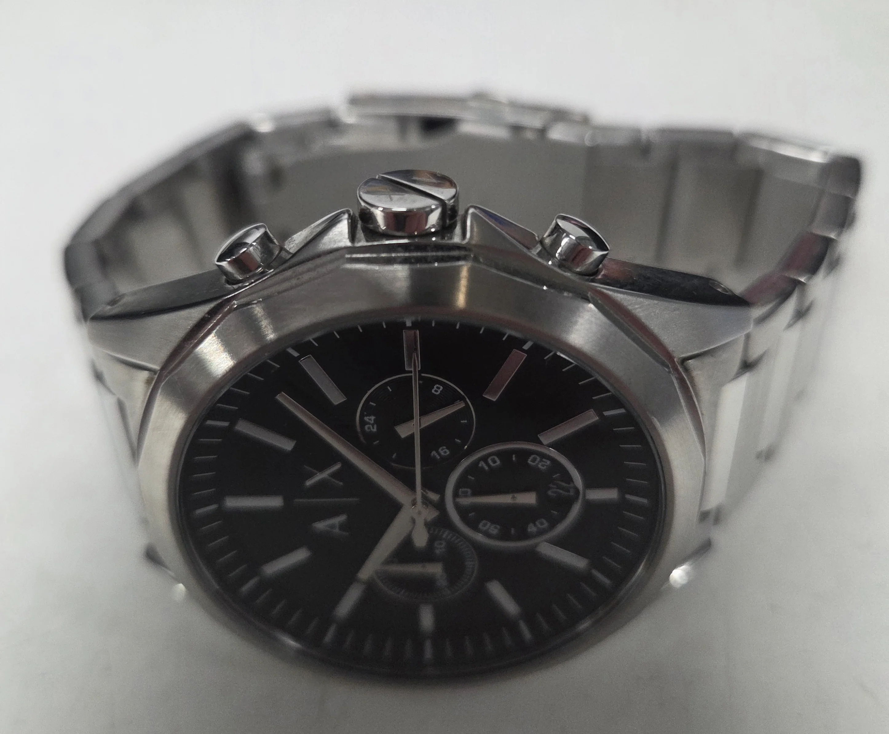 Armani Exchange AX2600 silver Gents Watch Boxed - Image 4