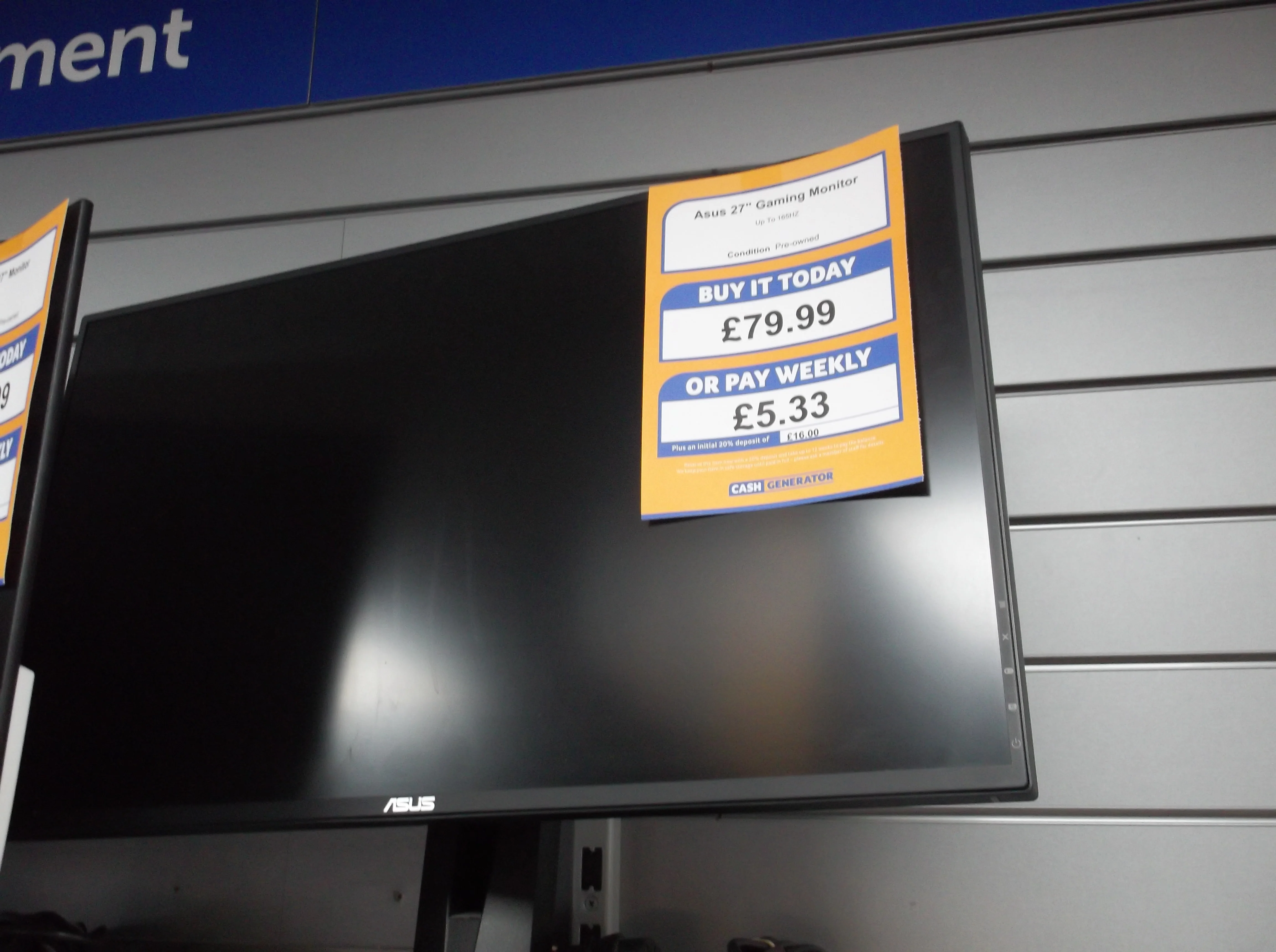 ASUS 27" Gaming Monitor - Image 2