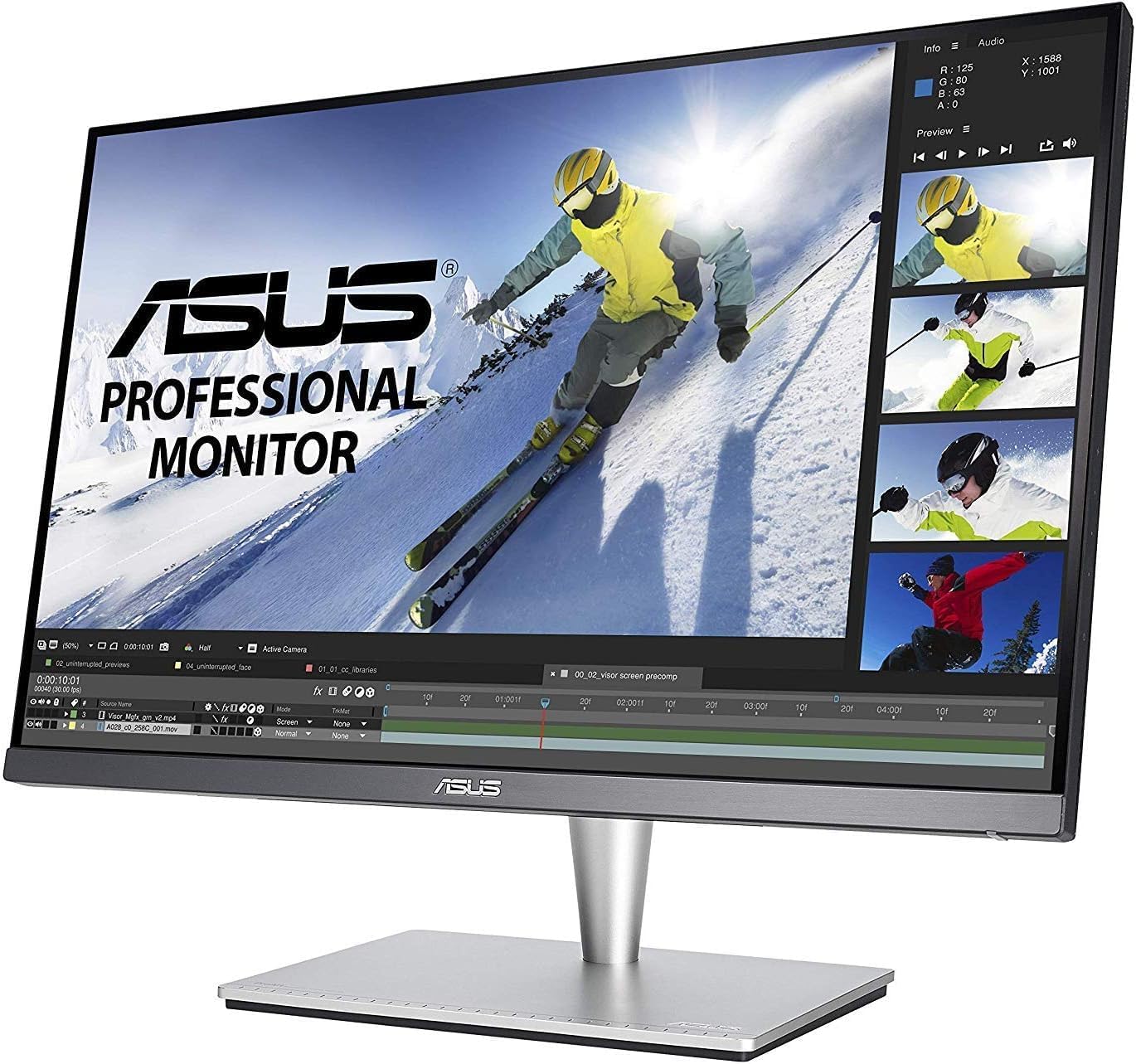 **Sale** ASUS ProArt Display PA24AC Professional Monitor, 24 Inch (23.8 Inch viewable), IPS, QHD(2560x1440) **Collection Only** - Image 4