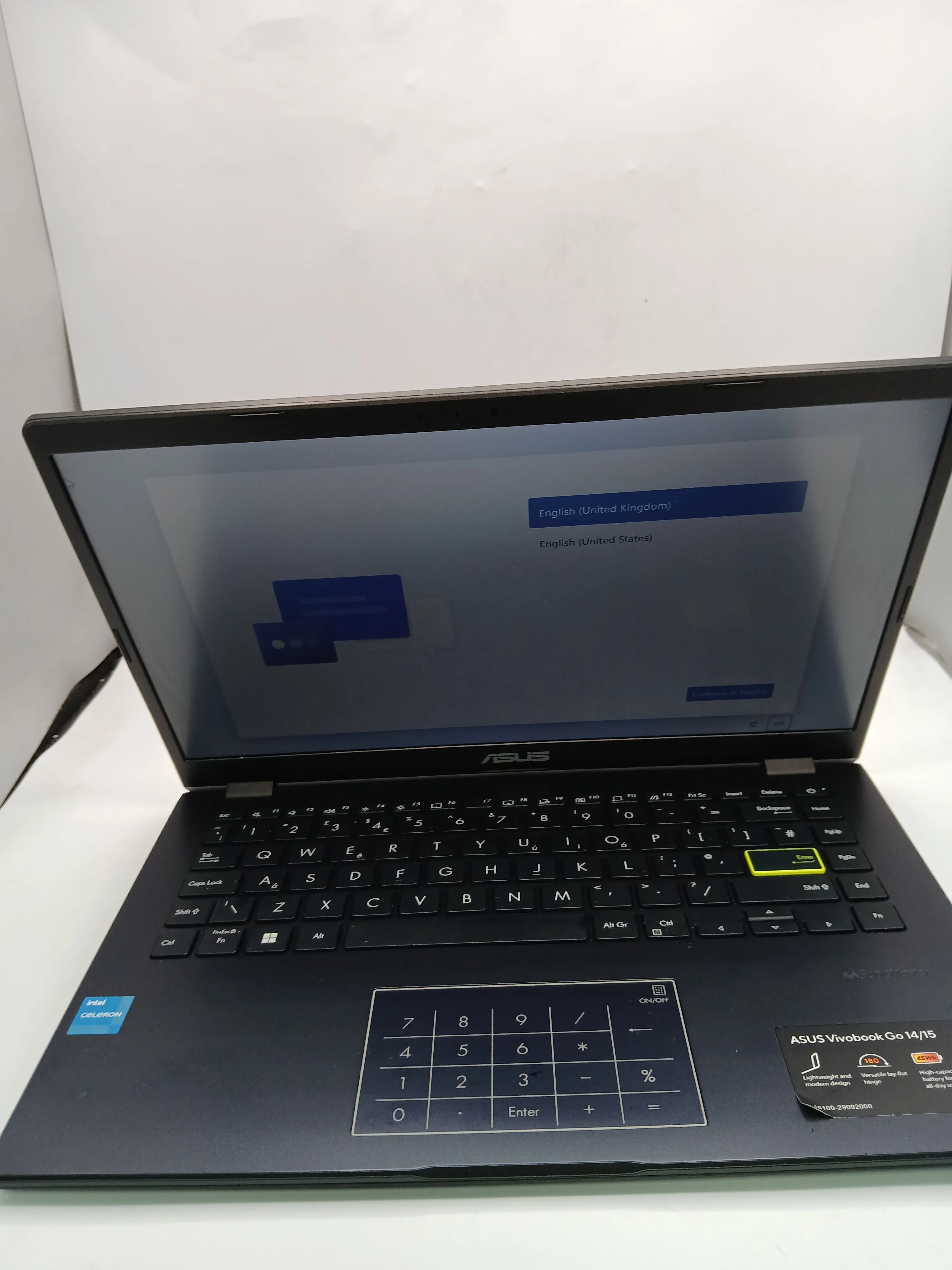 ASUS Vivobook Go 14" FHD Intel Celeron N4500 Laptop *24 MONTH WARRANTY* - Image 3