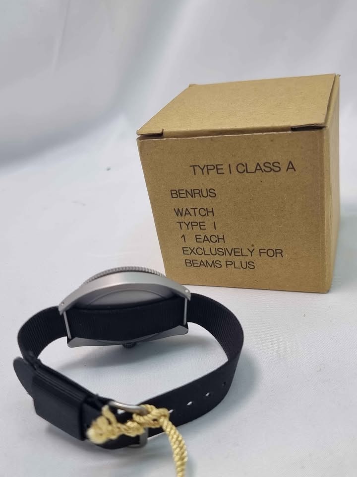 Benrus Type I Beam5+ Military Issue Revival Quartz Watch Black Dial - Boxed In Excellent Condition - Image 3