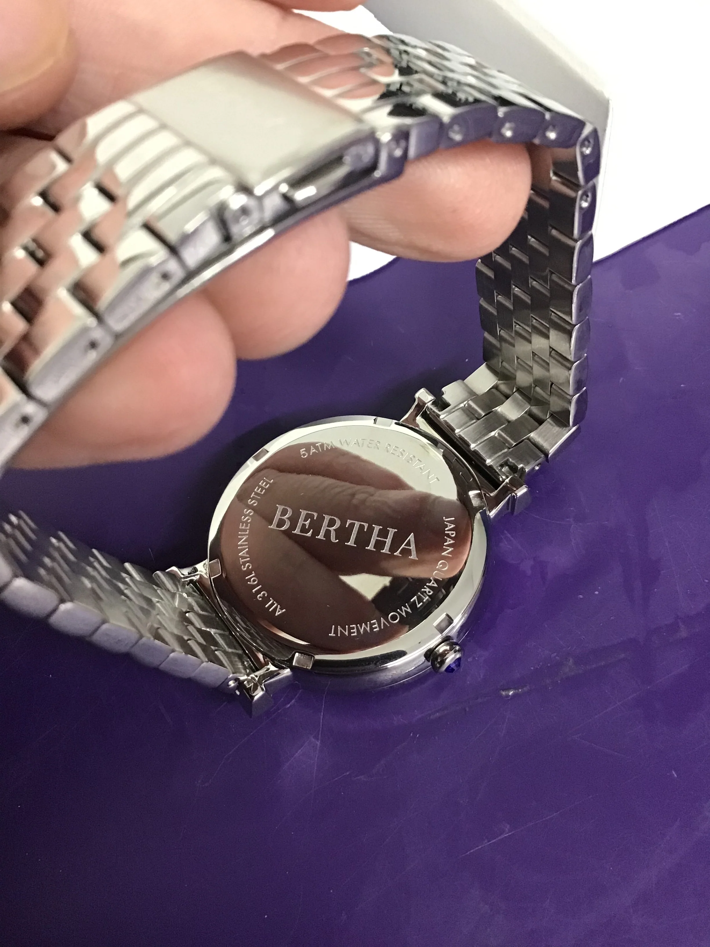 Bertha Women's Emily Mother-Of-Pearl Watch - Image 3