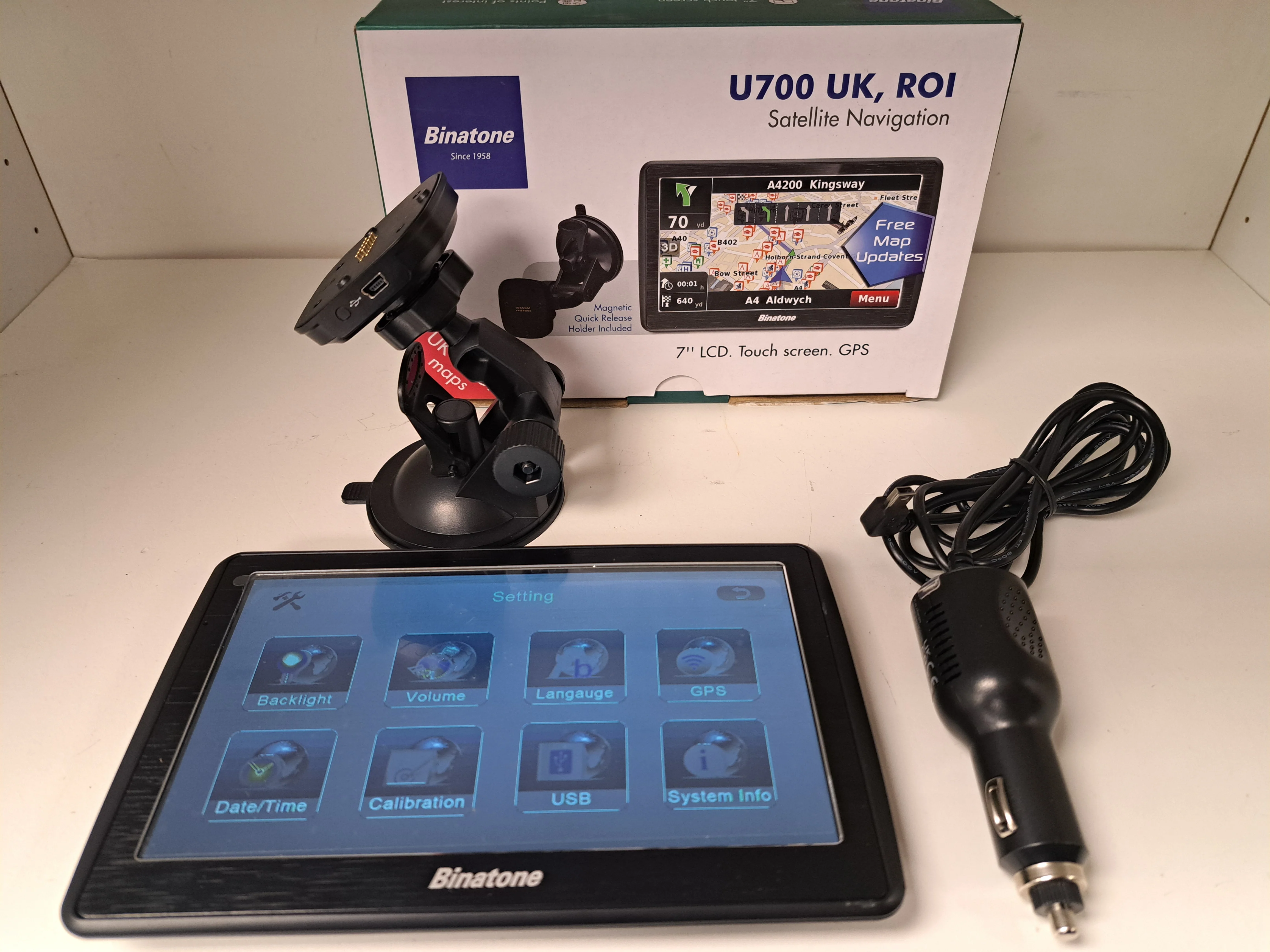 Binatone U700 7" Sat Nav UK/ROI - Great Yarmouth - Image 2