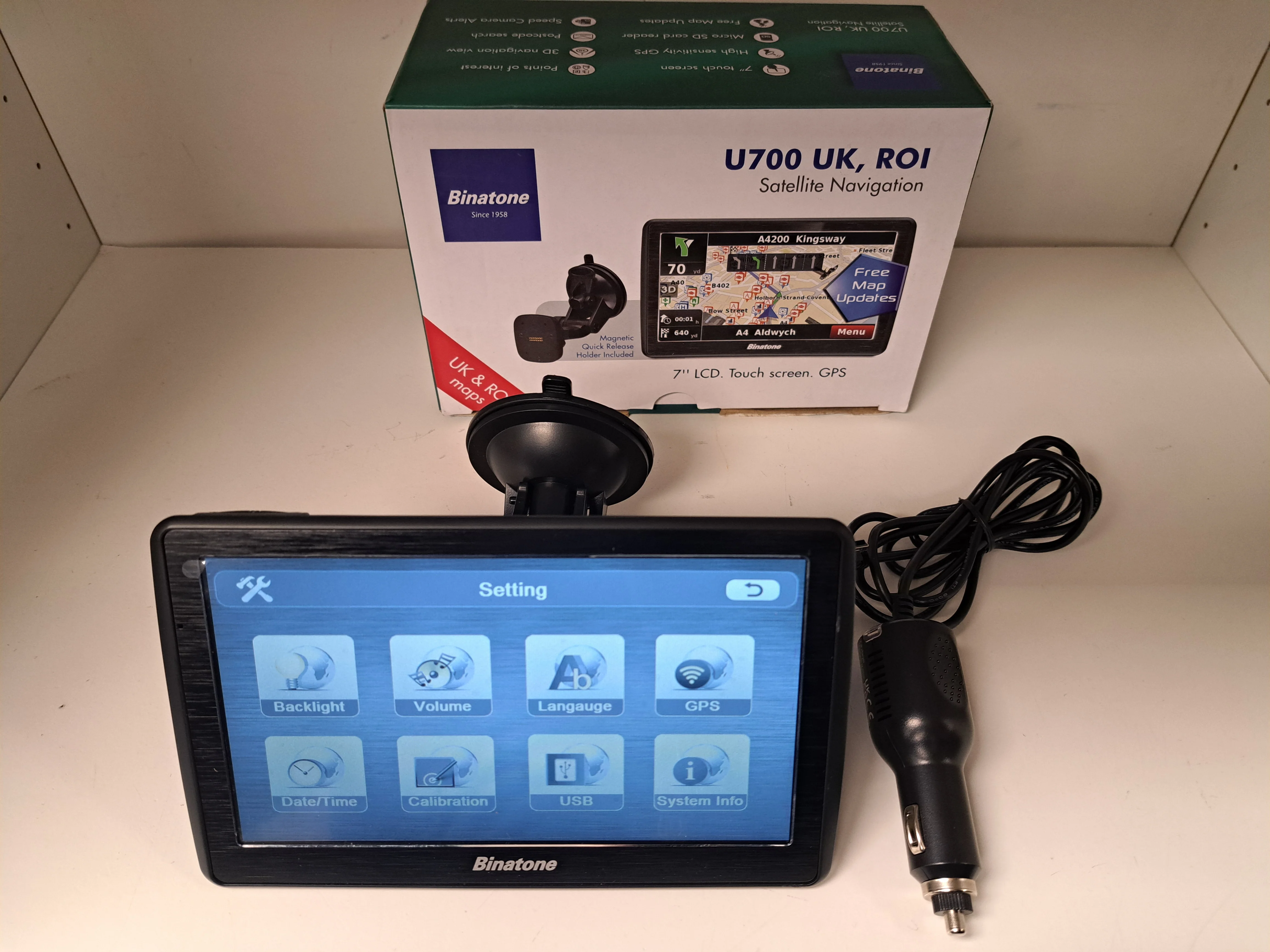 Binatone U700 7" Sat Nav UK/ROI - Great Yarmouth - Image 4