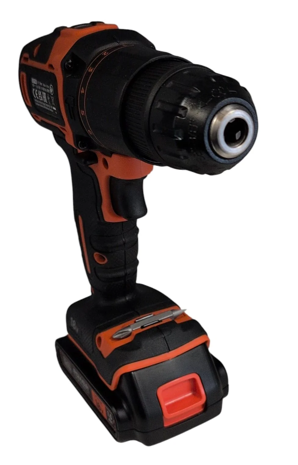 Black and Decker 18Volt Cordless 2 Gear Hammer Drill with 1.5Ah Battery (No Charger) "Collection Only" - Image 3
