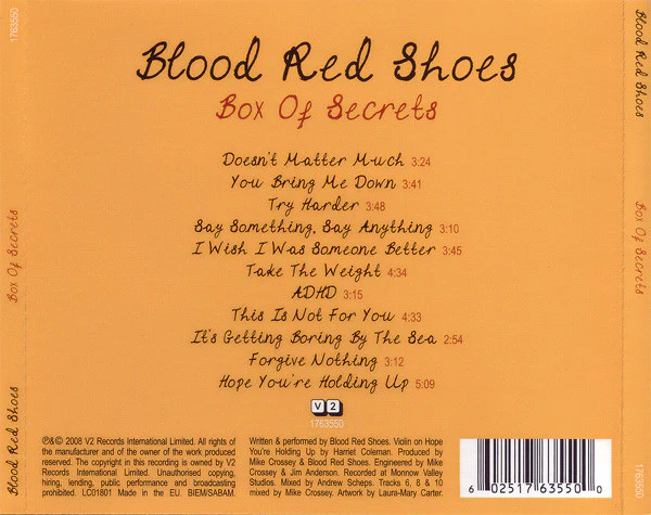 Blood Red Shoes - Box of Secrets - Image 2