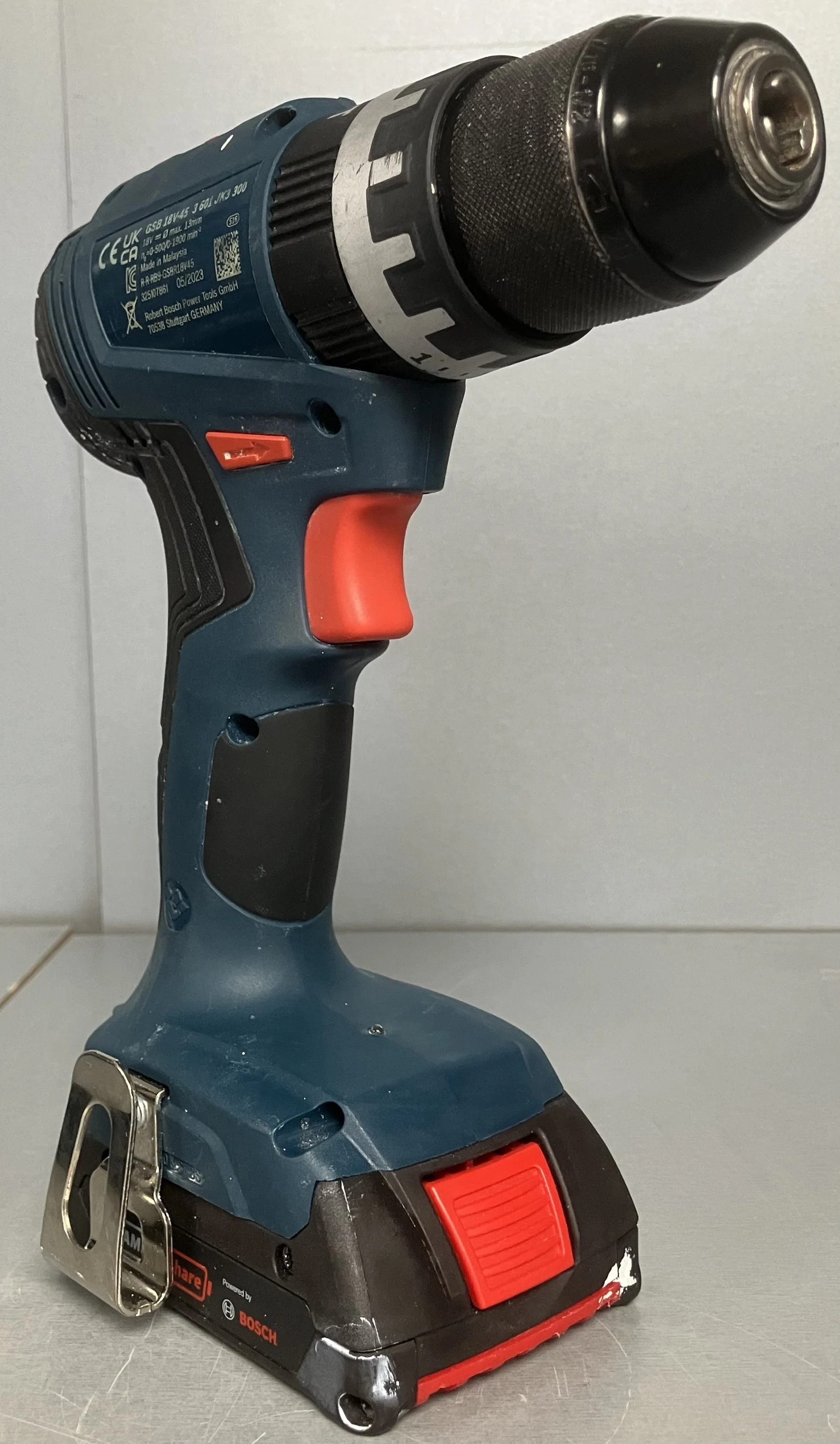 Bosch GSB 18V-45 Professional Combi Drill - 18V ( x2 Batteries ) ** Unboxed ** - Image 3