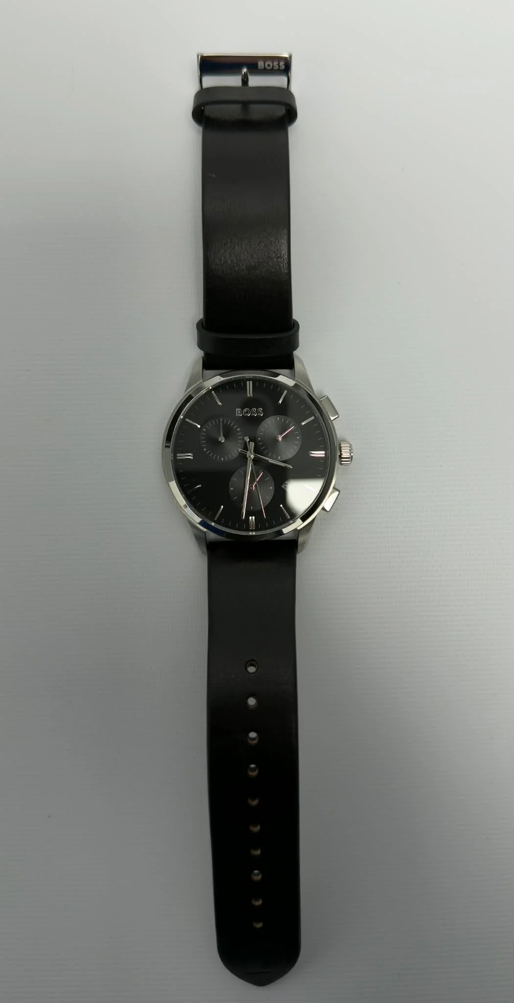 Boss Mens Watch -  Leather Strap ** Boxed ** - Image 2