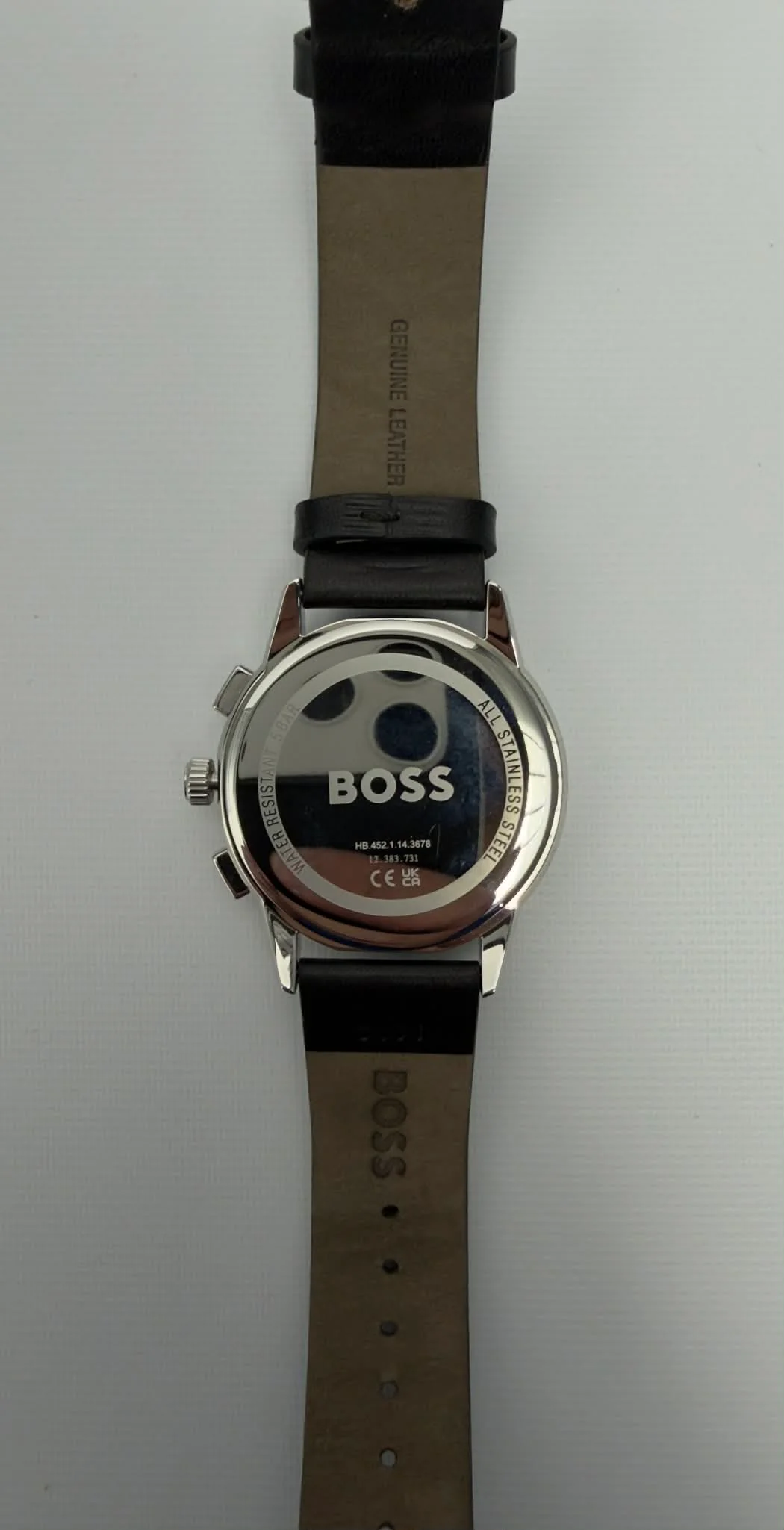 Boss Mens Watch -  Leather Strap ** Boxed ** - Image 3