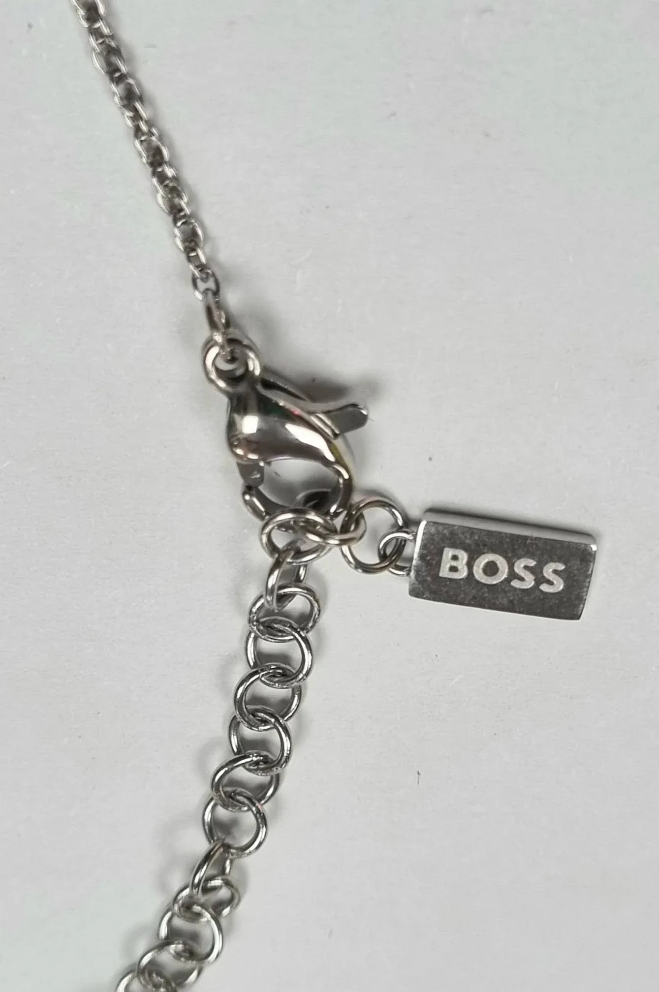 Boss Saya Stainless-Steel Double Bar Necklace - Image 3